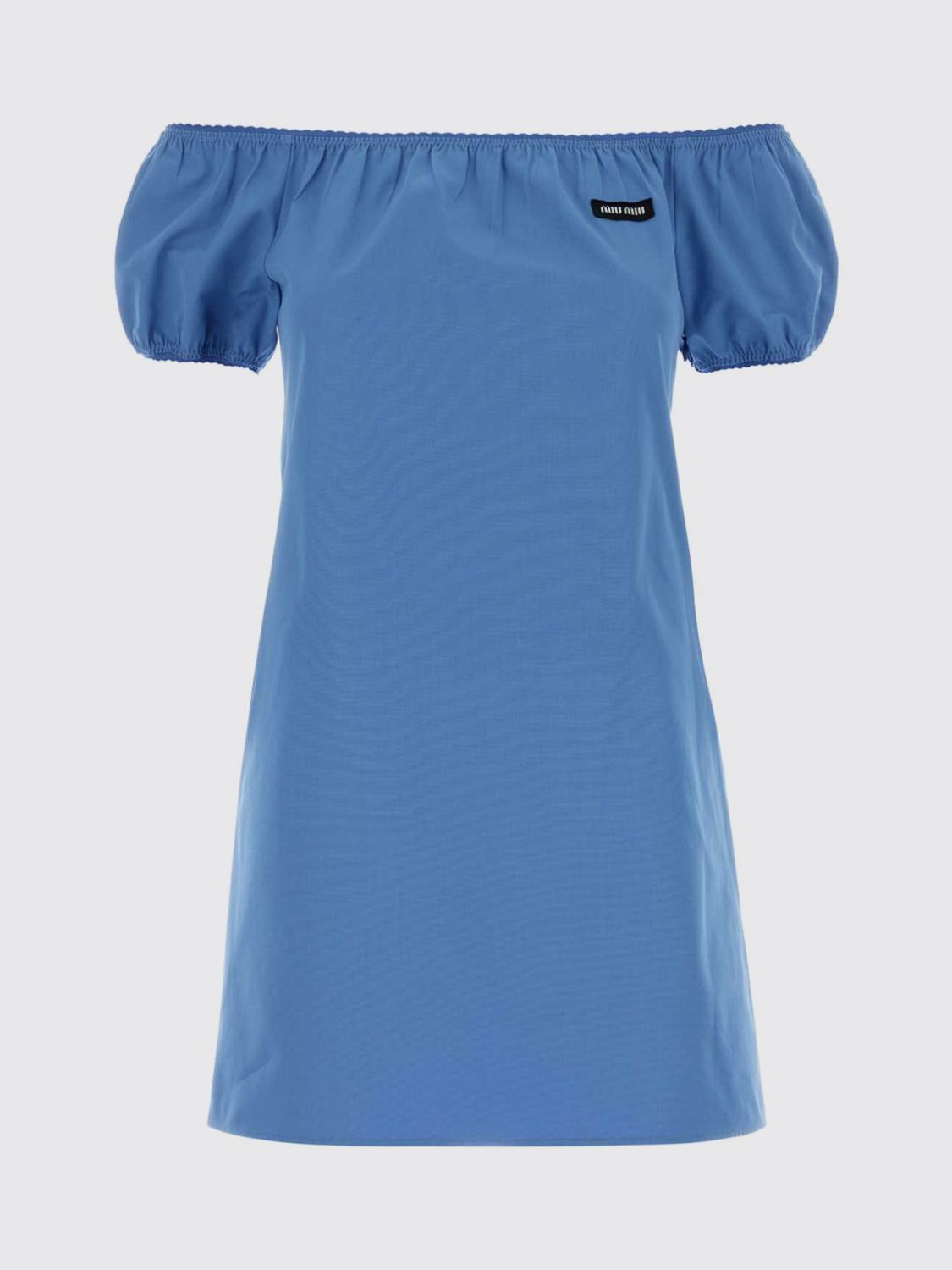 Miu Miu Miu Miu Dress Woman Gnawed Blue Size XS / US 0-2 / IT 36-38 - 1 Preview
