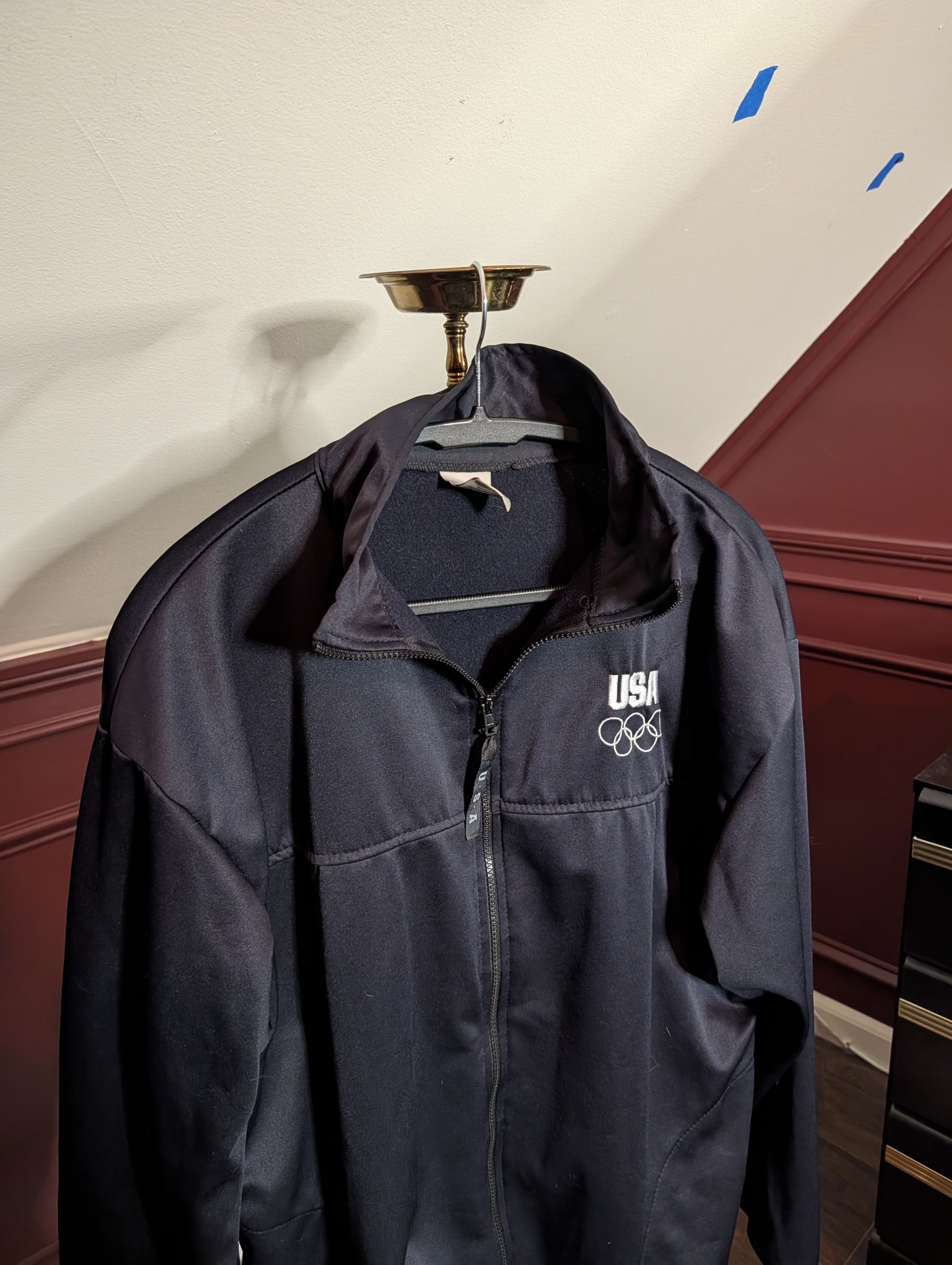 Vintage OFFICAL Olympic Committee VTG MiUSA zip-up jacket Size US XL / EU 56 / 4 - 6 Thumbnail