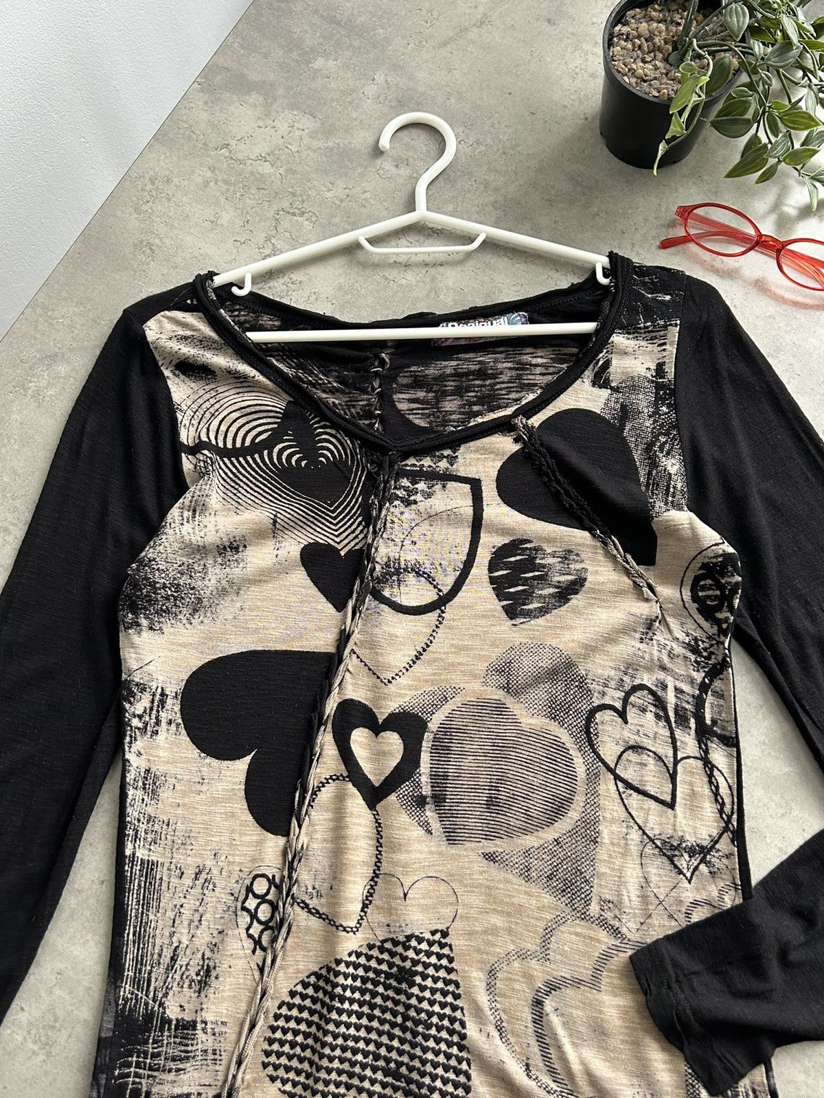 Desigual × Japanese Brand × Vintage Vintage Desigual Long Sleeve Japanese style asymmetrical Size M / US 6-8 / IT 42-44 - 9 Thumbnail