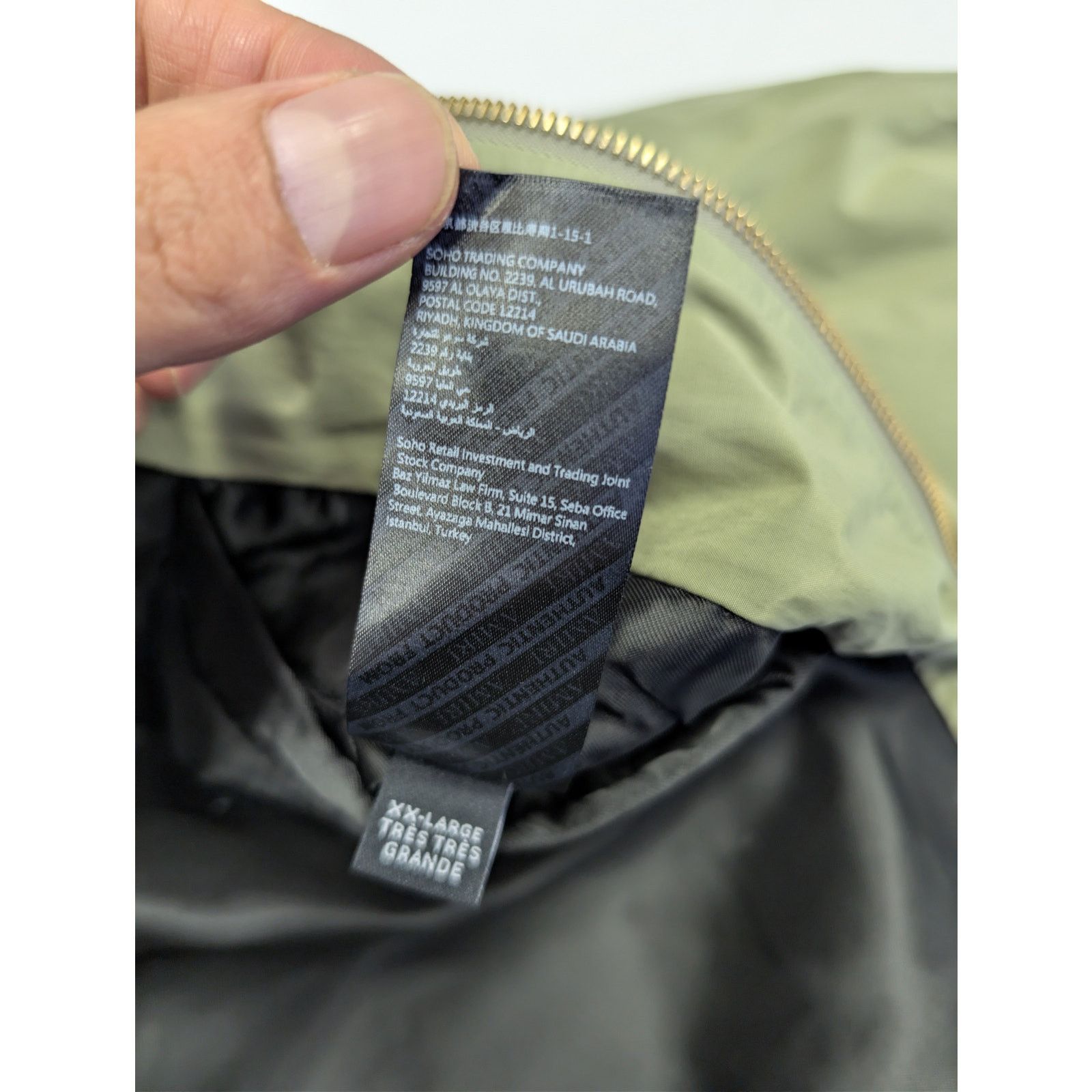 Amiri o1rshd1 Amiri Sinners Bomber Jacket in Olive Size US L / EU 52-54 / 3 - 20 Thumbnail
