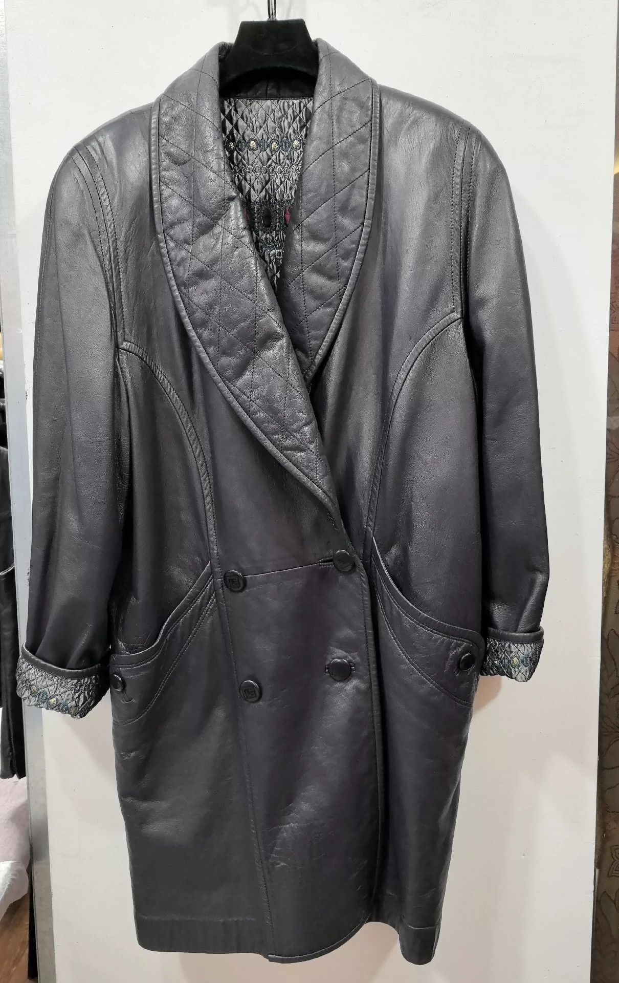 Balmain Balmain Leather coat Size US S / EU 44-46 / 1 - 1 Thumbnail