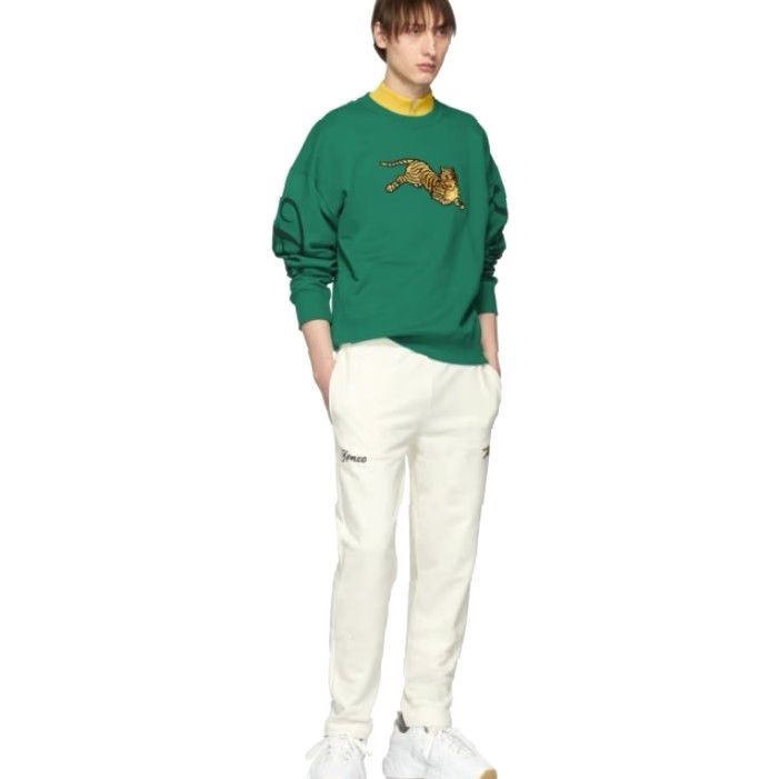 Kenzo KENZO Sweatshirt Embroidered Tiger Retro Y2K Green M Men Size US M / EU 48-50 / 2 - 6 Thumbnail