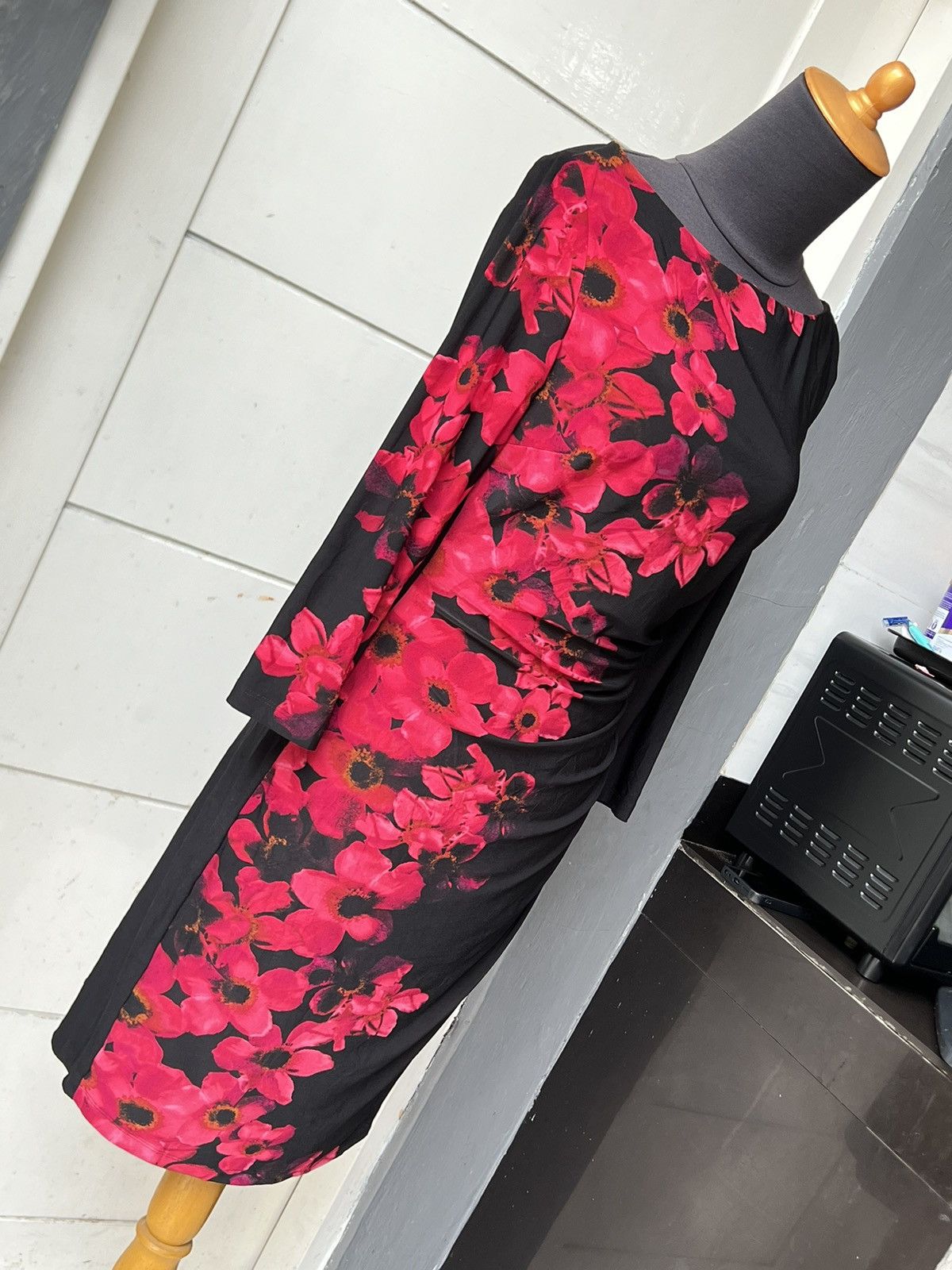 Ralph Lauren Ralph Lauren Flower Motive Midi Dress Size XS / US 0-2 / IT 36-38 - 15 Thumbnail
