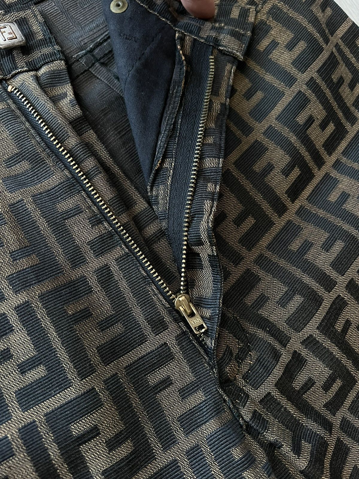 Fendi Vintage Fendi Zucca Monogram Pants 90s Size 29" - 6 Thumbnail
