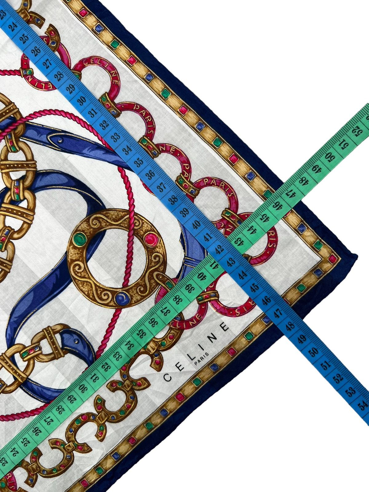 Celine Celine Handkerchief Neckerchief Bandana Pocketsquare Size ONE SIZE - 5 Thumbnail