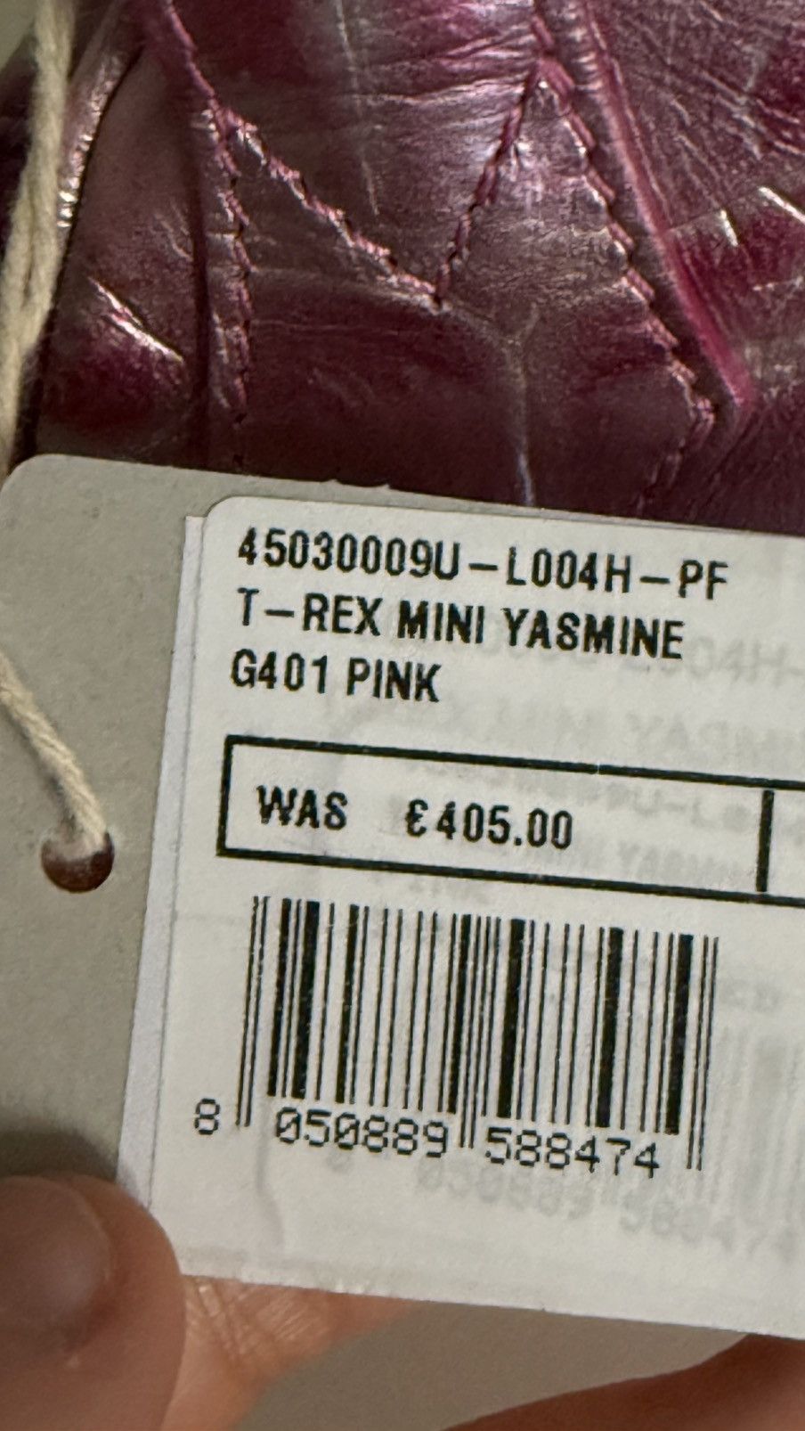 Vivienne Westwood T-Rex Mini Yasmine pink Size ONE SIZE - 4 Thumbnail