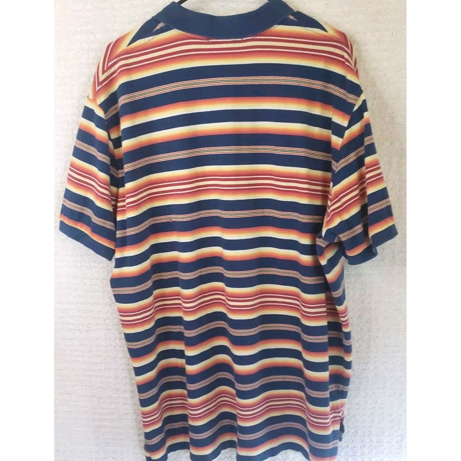 Ralph Lauren Polo Ralph Lauren Polo Shirt Multicolor Striped XL Men’s Regular Fit Short Sleeve Button-Down Collar 100% Cotton USA Flag Preppy Classic Size US XL / EU 56 / 4 - 6 Thumbnail