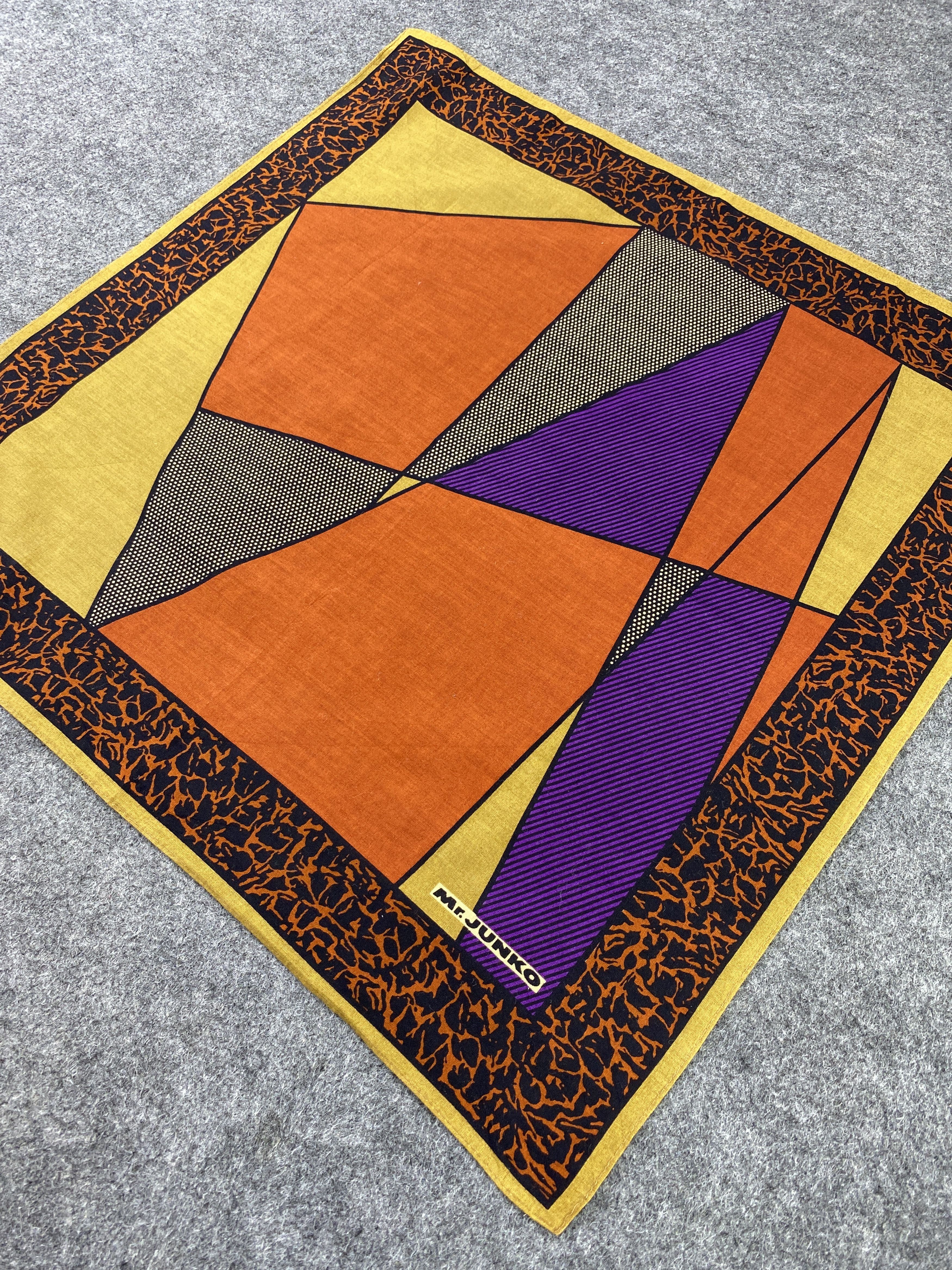 Japanese Brand × Mr. Junko × Vintage Mr. Junko Handkerchief / Bandana / Neckerchief-B135 Size ONE SIZE - 4 Thumbnail