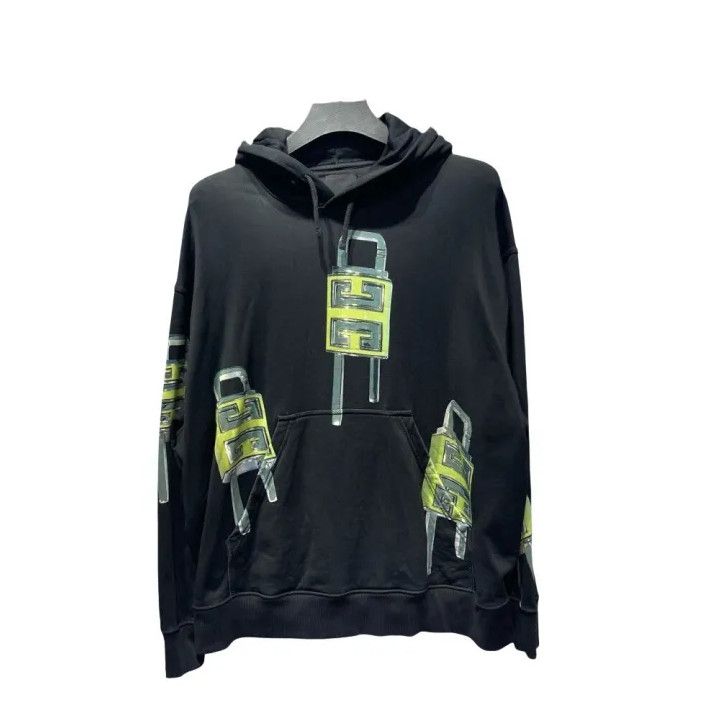 Givenchy Givenchy SS23 Lock Print Oversized Hoodie Size US S / EU 44-46 / 1 - 1 Thumbnail
