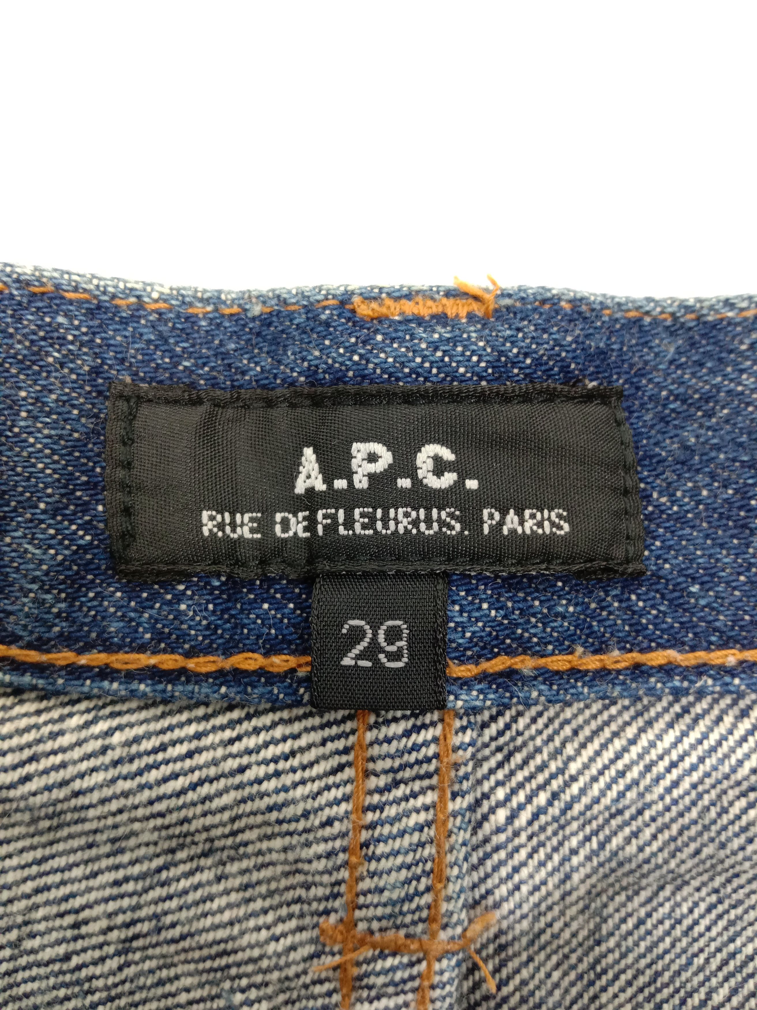 A.P.C. Vintage Selvedge A.P.C Rue De Fleurus Paris Jeans Size 27" / US 4 / IT 40 - 15 Thumbnail