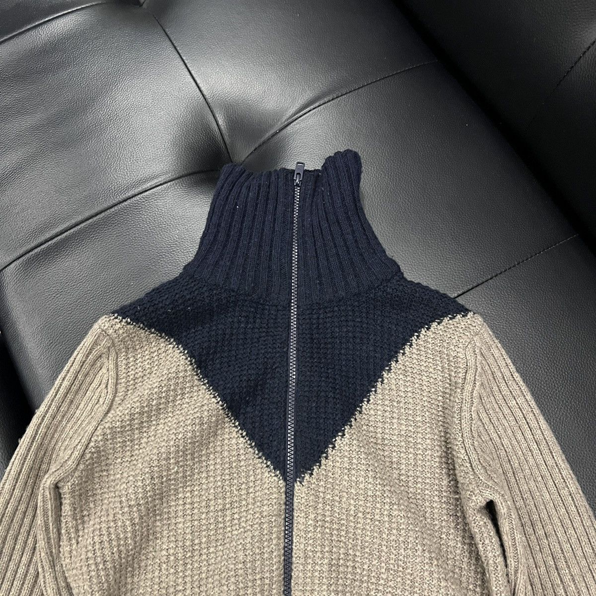Undercover Undercover by Uniqlo Colorblock Zip Knit Cardigan Size US S / EU 44-46 / 1 - 6 Thumbnail
