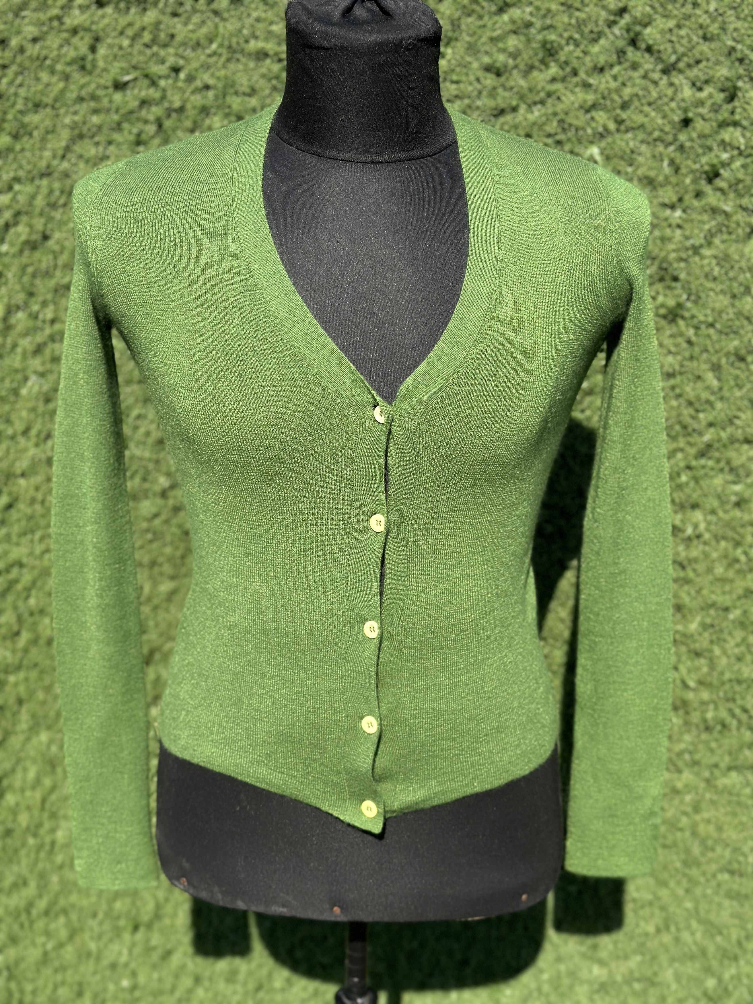 Prada Prada Cashmere Silk V Neck Cardigan Fine Knit Button 40 IT Size S / US 4 / IT 40 - 7 Thumbnail