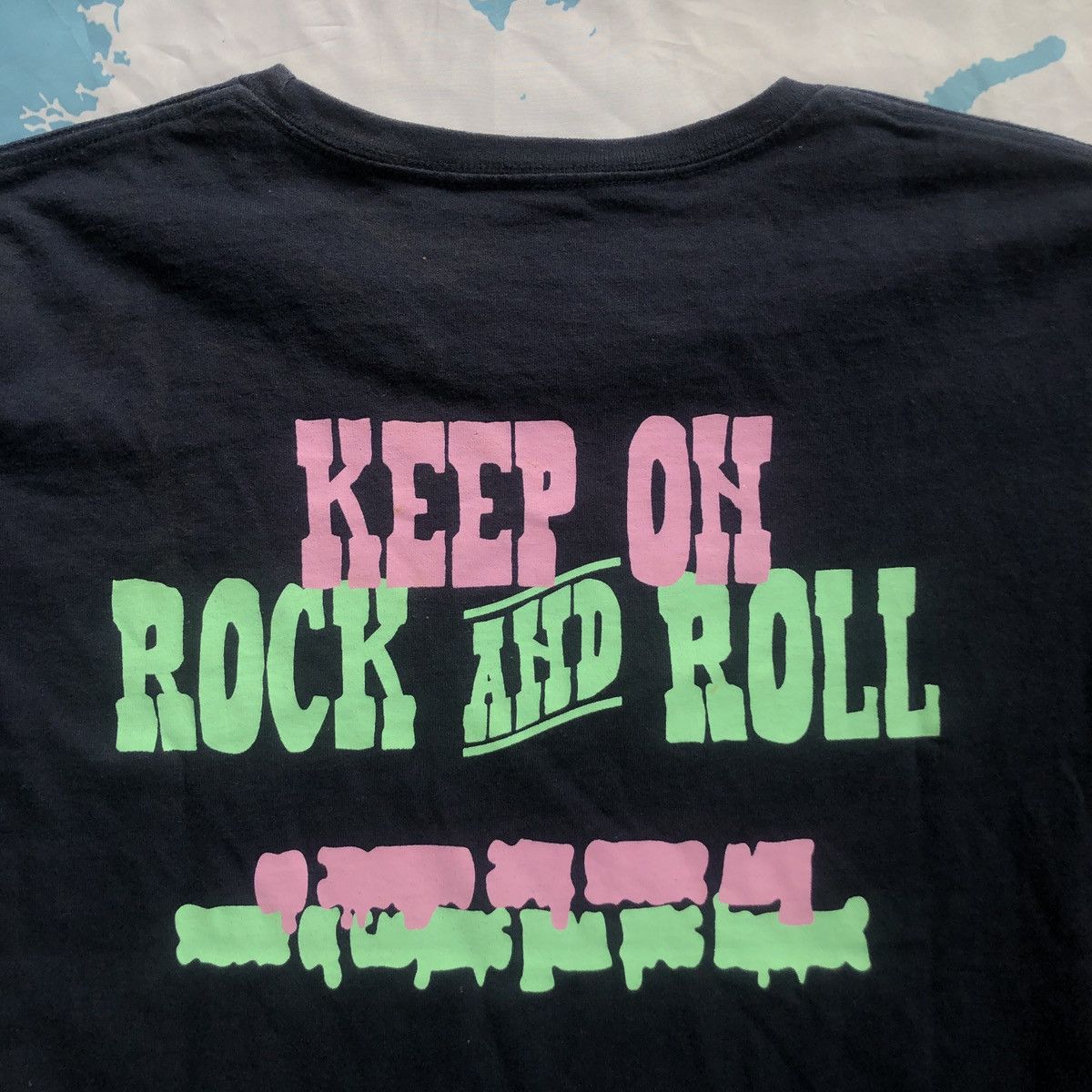 Japanese Brand U.C Keep On Rock And Roll Tee Shirt Japanese Brand Size US M / EU 48-50 / 2 - 5 Thumbnail