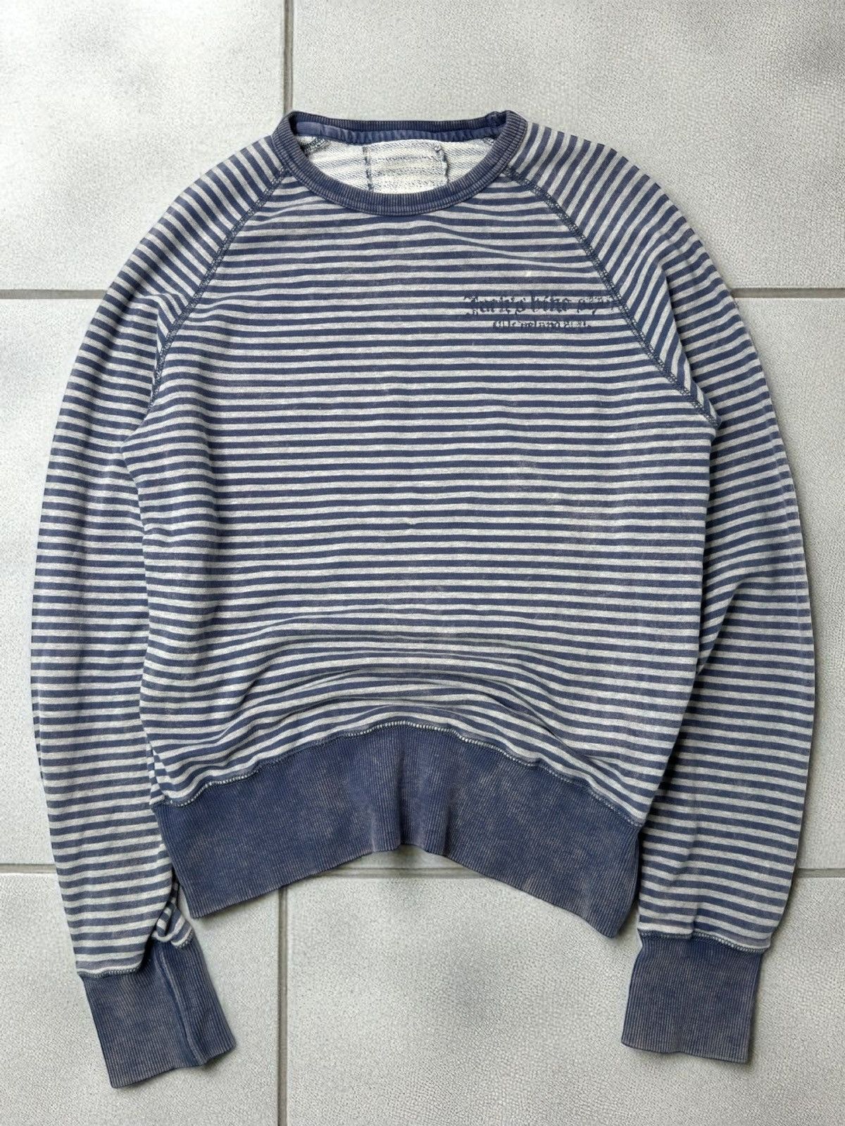 Vintage Vintage avant garde washed crewneck swag y2k if6was9 retro Size US M / EU 48-50 / 2 - 1 Thumbnail