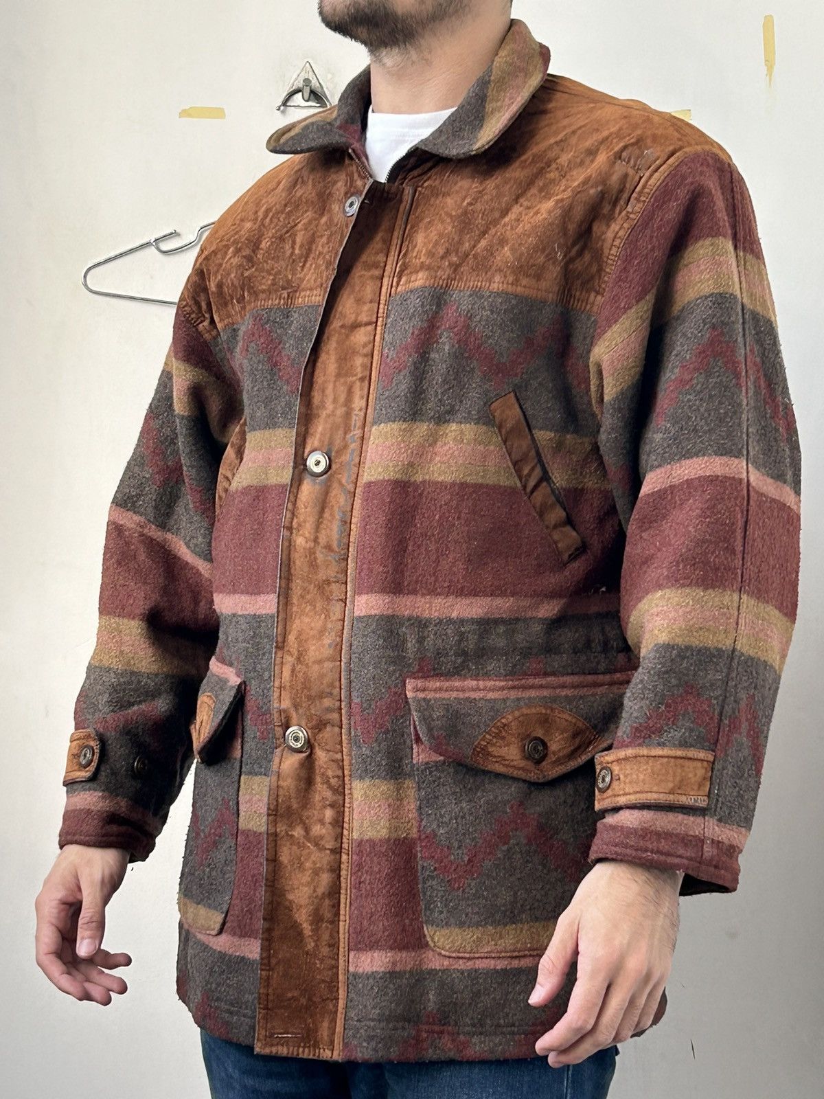 Japanese Brand VTG Aztec jacket #1392 Size US M / EU 48-50 / 2 - 1 Thumbnail