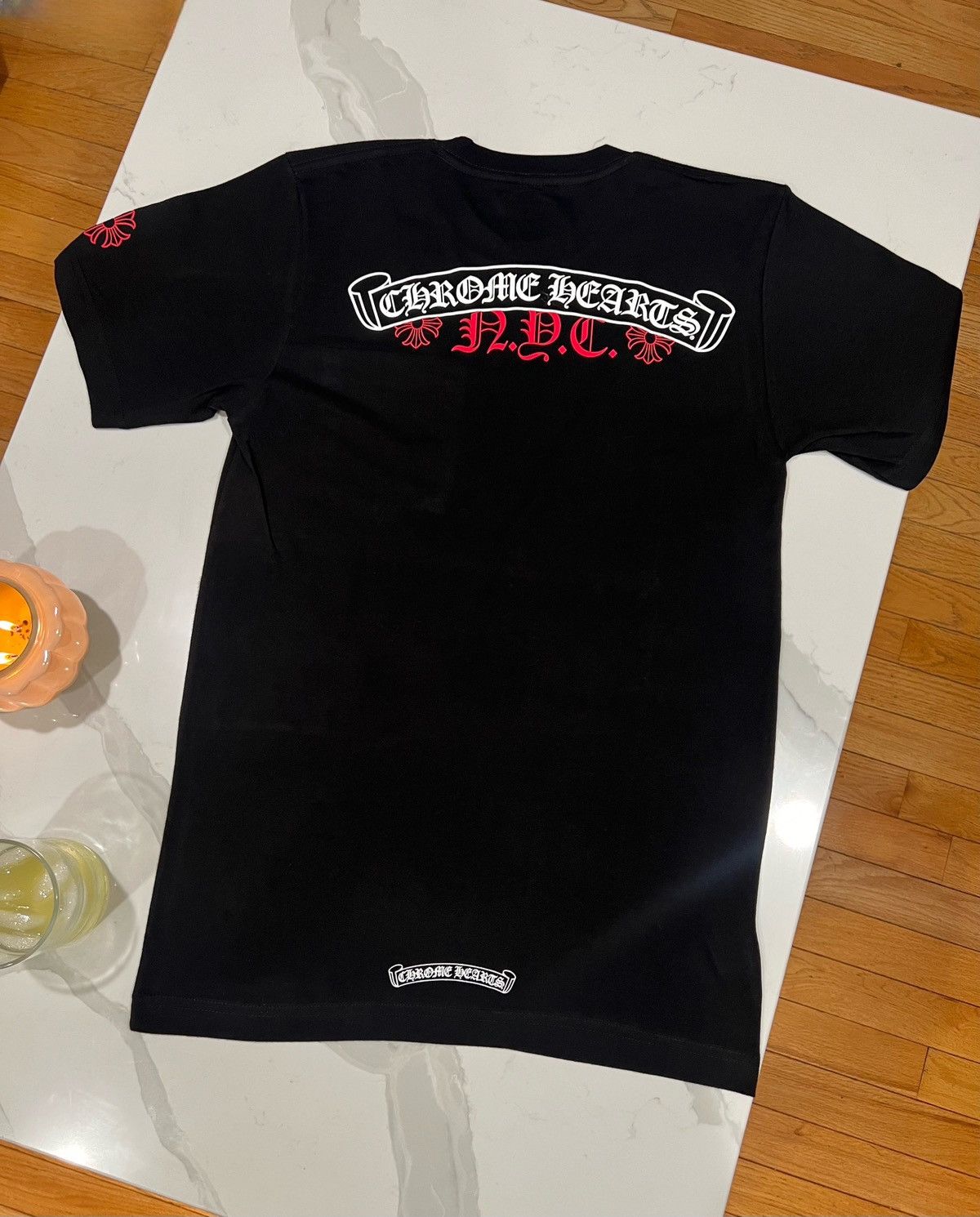 希少◆CHROME HEARTS◆Y NOT EMBROIDERED POCKET Tシャツ BLACK 希少◇CHROME HEARTS◇Y NOT EMBROIDERED POCKET Tシャツ BLACK