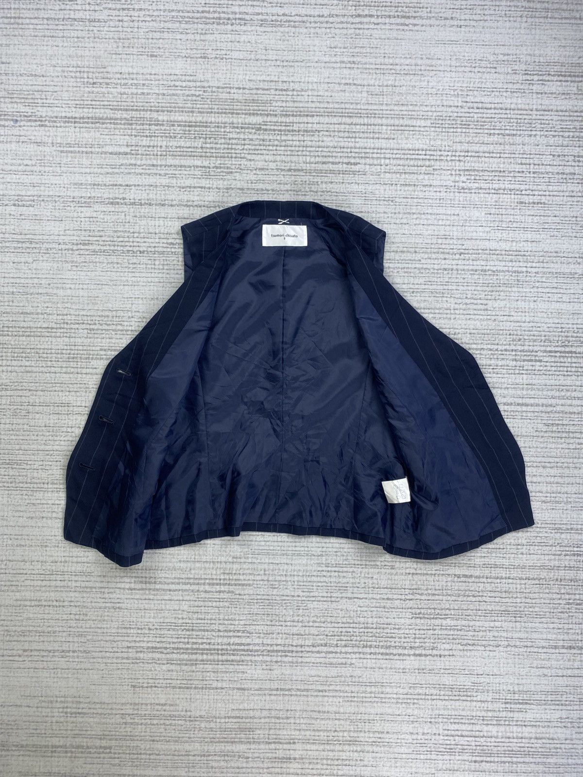 Issey Miyake × Tsumori Chisato × Vintage Vintage Tsumori Chisato Issey Miyake 3 Button Striped Vest Size US S / EU 44-46 / 1 - 5 Thumbnail