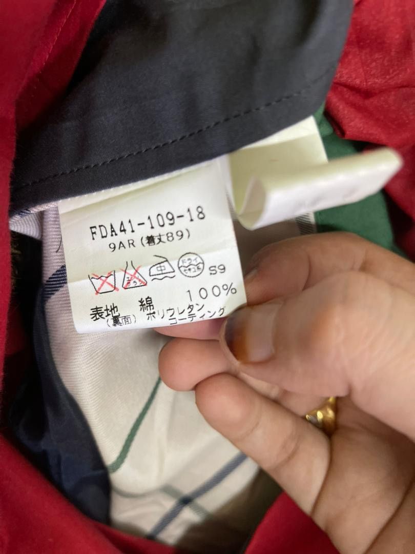 Burberry Prorsum VINTAGE BURBERRYS Prorsum Red Mac Coat Sanyo Shokai C-TK83 Size L / US 10 / IT 46 - 5 Thumbnail