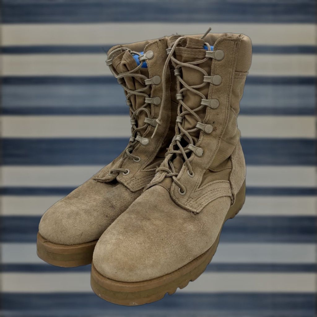 Vintage ALTAMA Military Waterproof Combat Boots Mens 5.5 M Coyote Brown Workwear SHOE Size US 6 / EU 39 - 1 Thumbnail