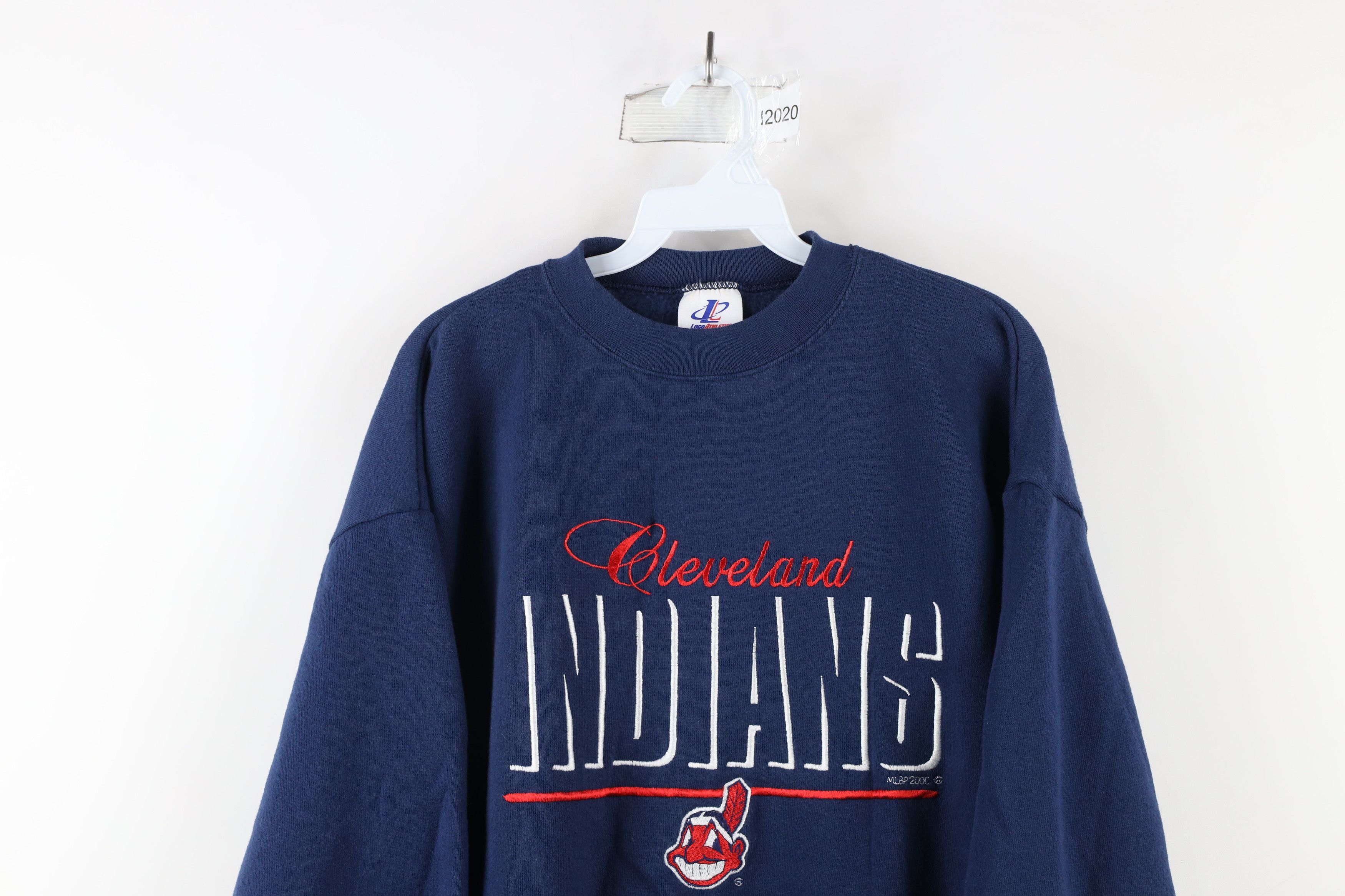 Vintage Vintage Y2K 2000 Chief Wahoo Cleveland Indians Sweatshirt Size ONE SIZE - 2 Thumbnail