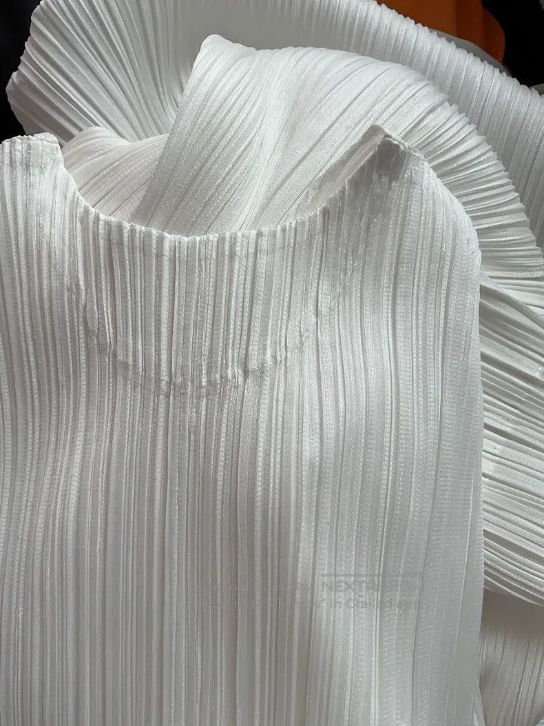 Issey Miyake Issey Miyake White Dress Size XL / US 12-14 / IT 48-50 - 5 Thumbnail