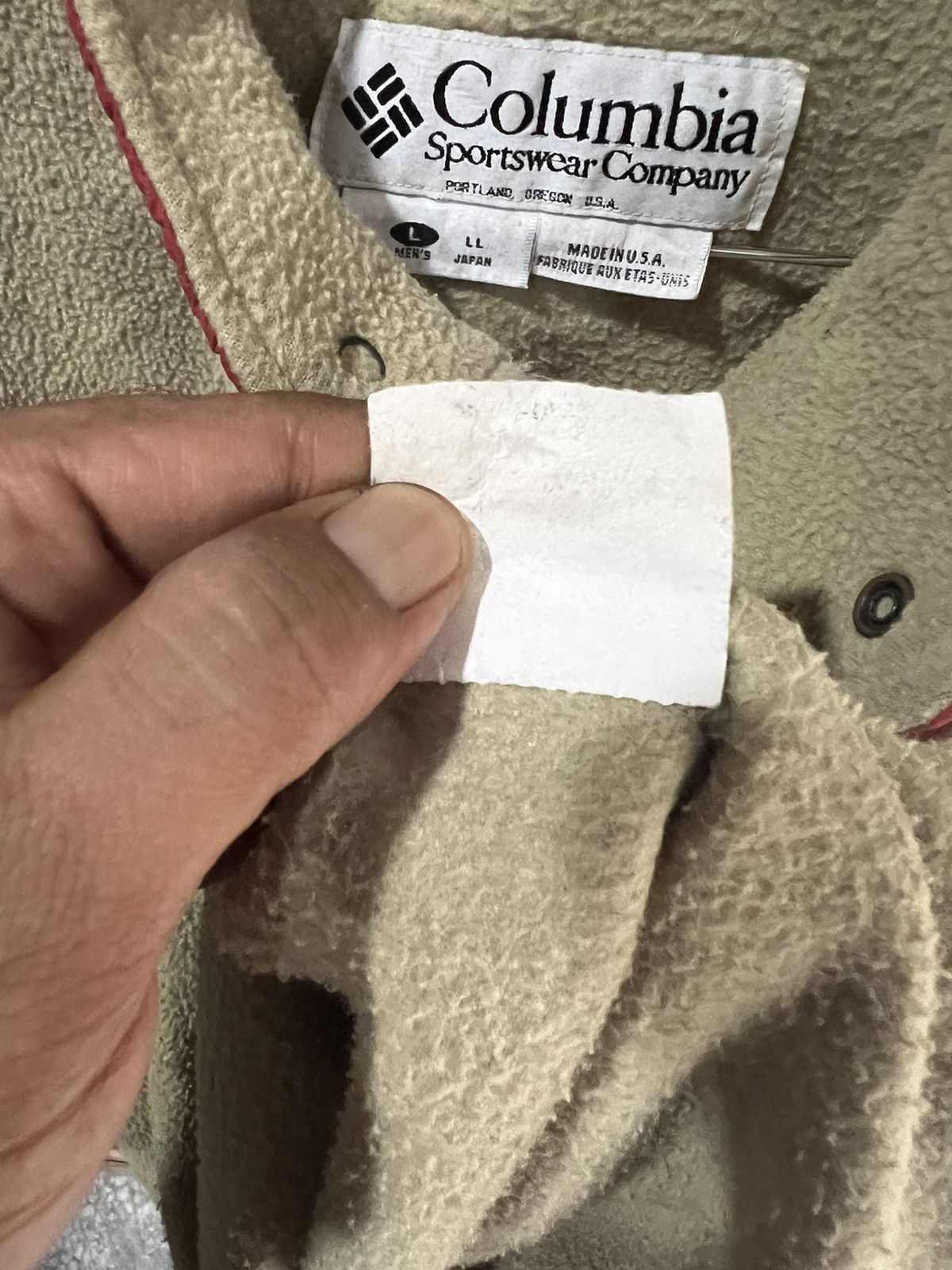 Columbia 🔥Vintage Columbia Half Button Fleece Jacket Size US L / EU 52-54 / 3 - 14 Thumbnail