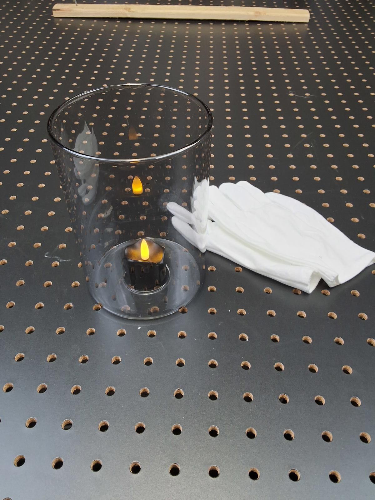 Unknown London Chic Clear Glass Candle Holder - Light Up Your Life! Size ONE SIZE - 2 Thumbnail