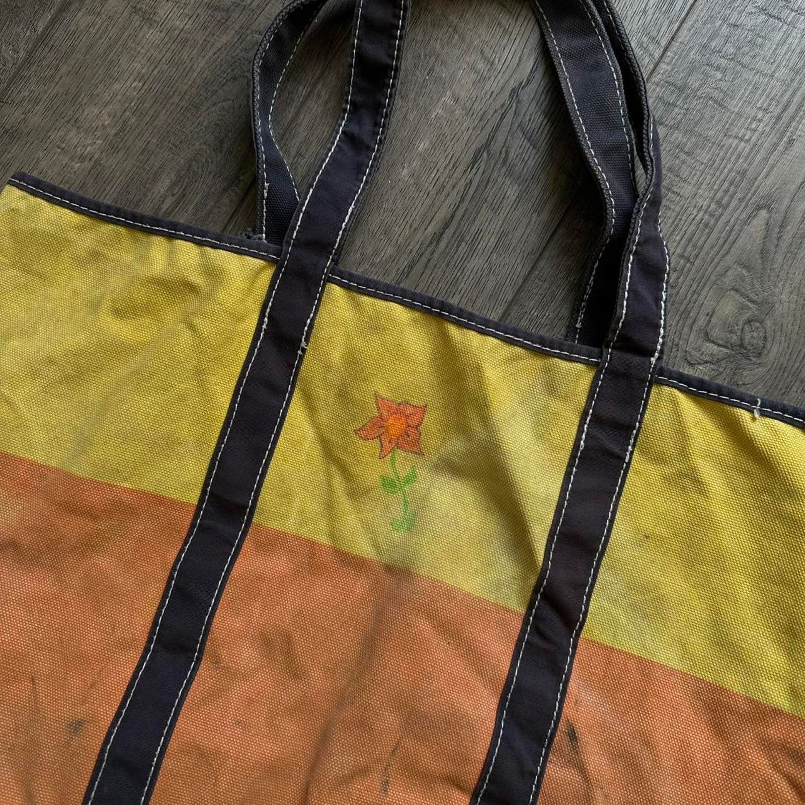 Disney × Vintage Vintage Canvas Disneyland Disney Mickey Mouse Tote Bag Size ONE SIZE - 5 Thumbnail