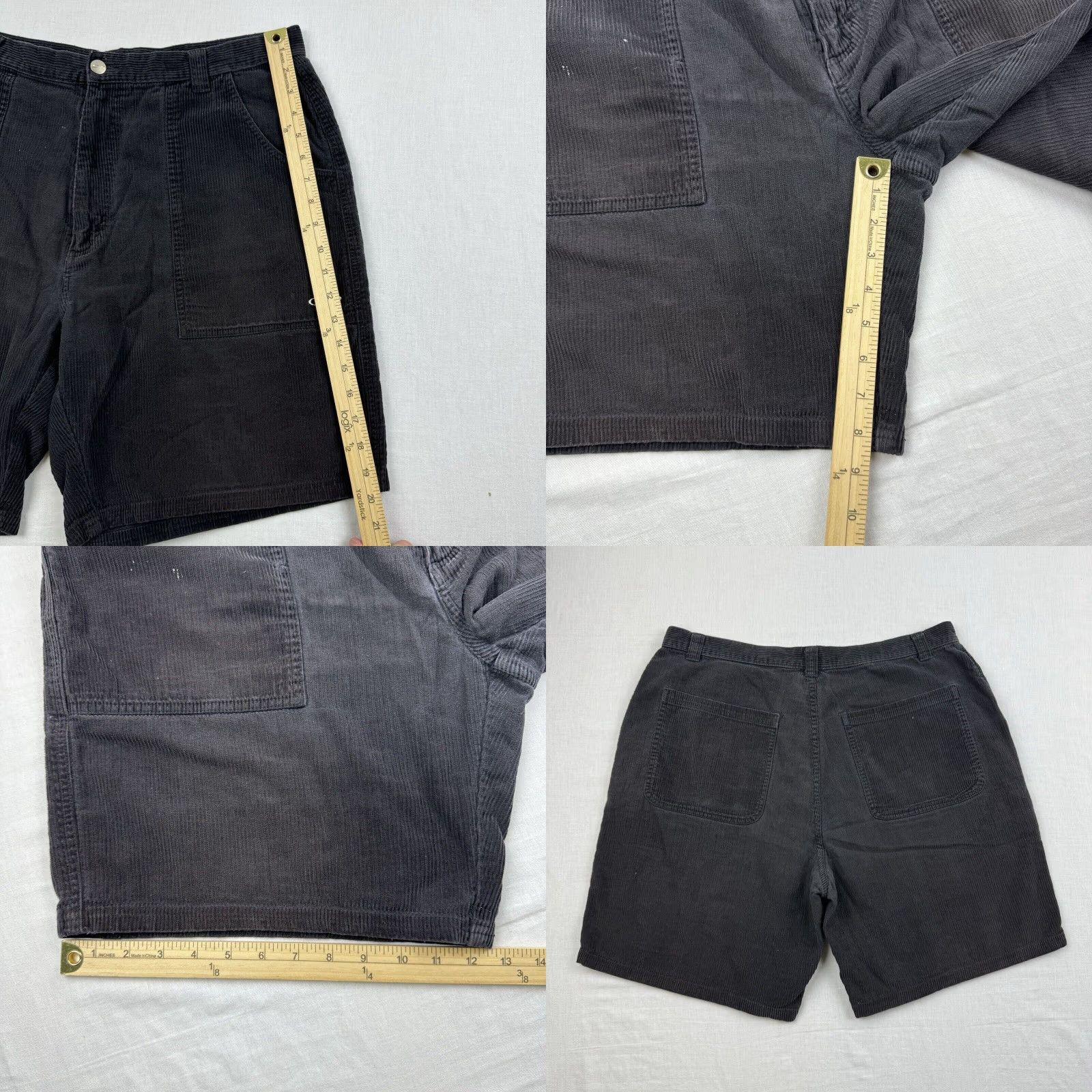 Ocean Pacific VINTAGE Ocean Pacific Corduroy Shorts Adult 38 Gray Grunge Y2K Baggy Mens Size US 38 / EU 54 - 8 Thumbnail