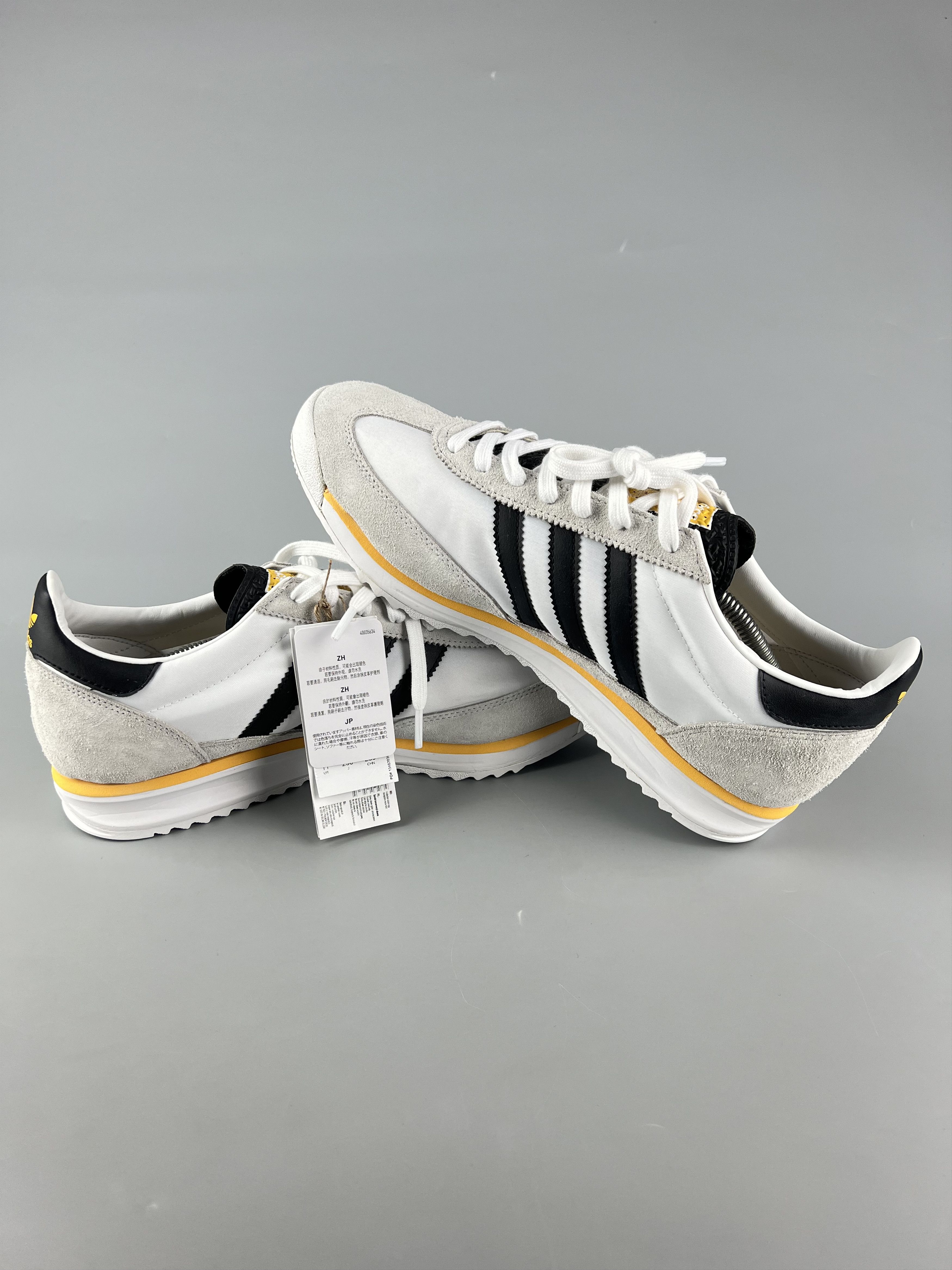 Adidas Adidas SL72 RS Gray White Black Casual Sneakers Size US 11 / EU 44 - 5 Thumbnail