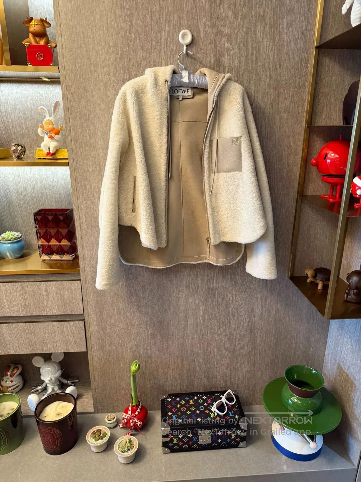 LOEWE Shearling Coat Size 36.