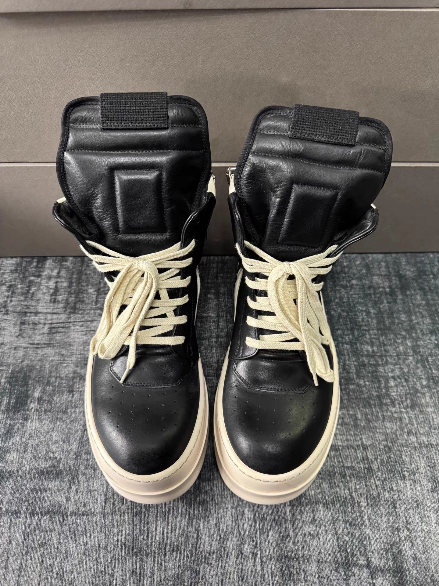Rick Owens Rick Owens Mainline Thick Sole Triangle Sneakers Size US 8 / EU 41 - 1 Thumbnail