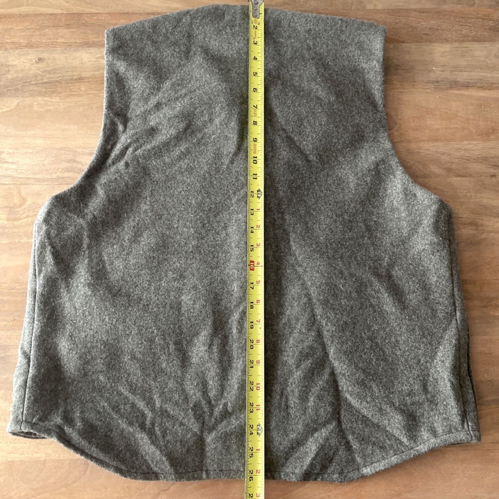 Vintage VINTAGE Tweed Mackinaw Wool Vest TALON ZIPPER Size XL Green Vest Mens Old Western 80s 70s 60s True Vintage Size US XL / EU 56 / 4 - 8 Thumbnail