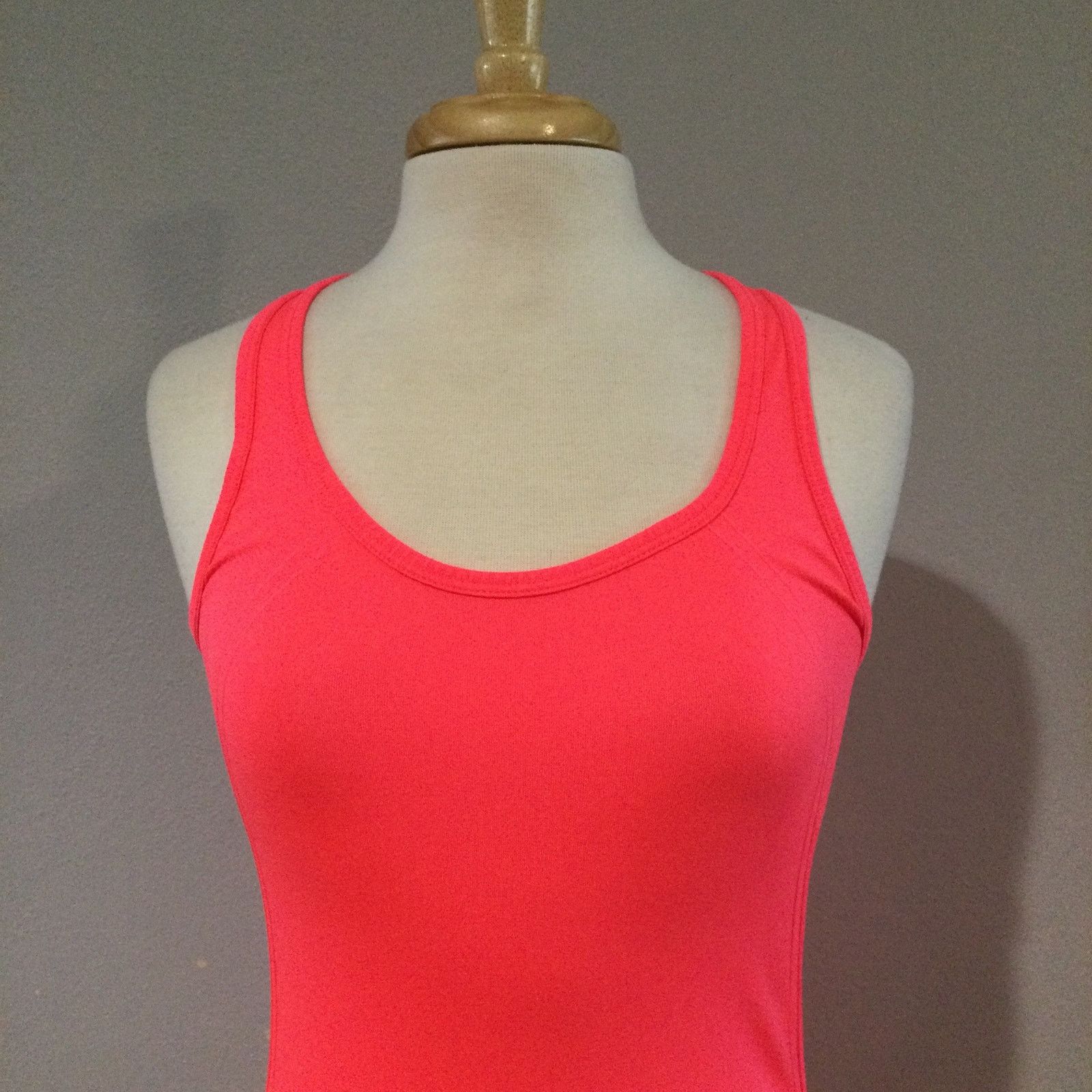 Other Bolly Queena Nylon Neon Salmon Racerback Tank Small NWOT Size S / US 4 / IT 40 - 2 Thumbnail