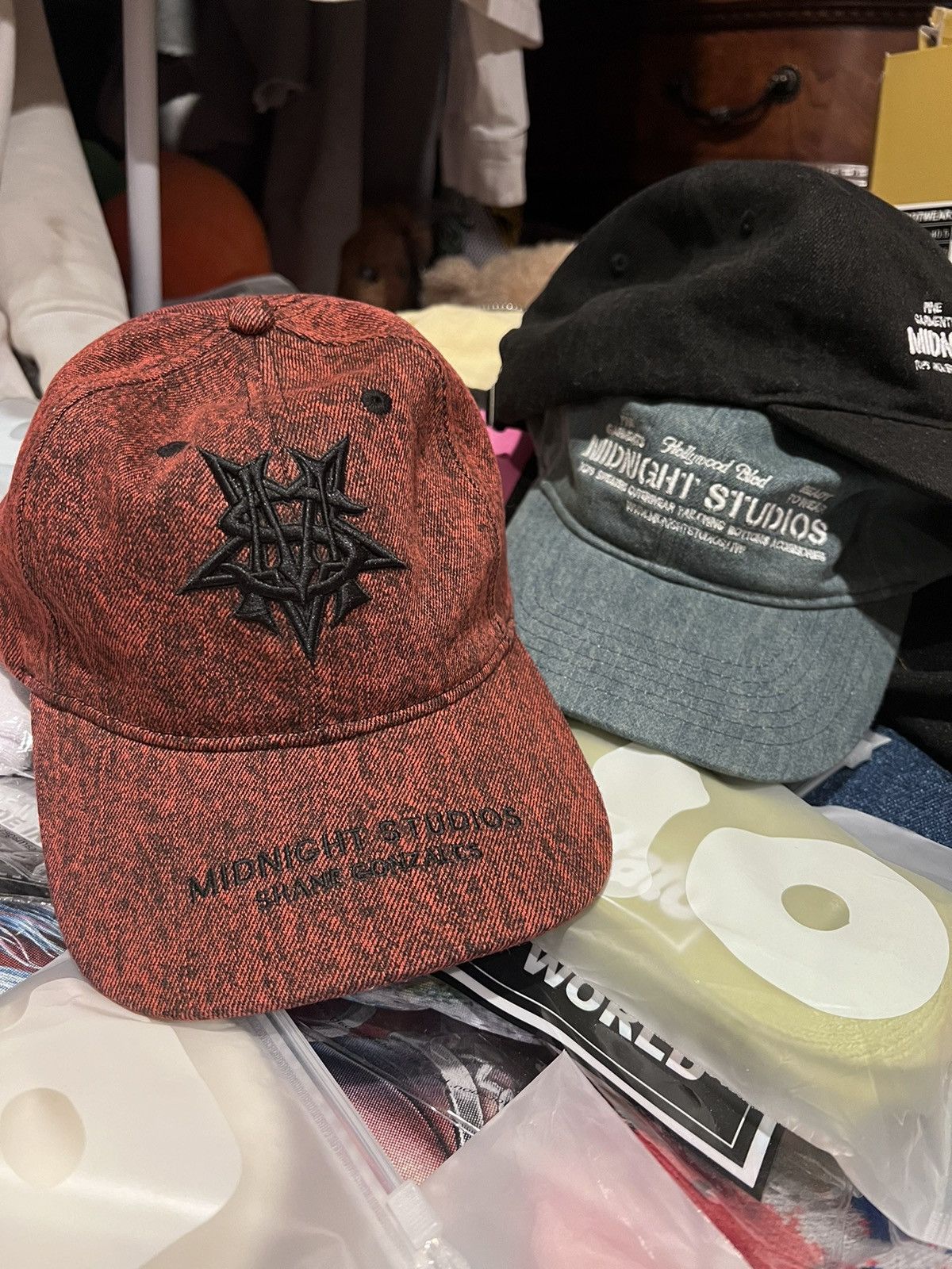 Midnight Studios Sample Denim Blue Hat | Midnight Studios | Shane Gonzales Size ONE SIZE - 3 Thumbnail