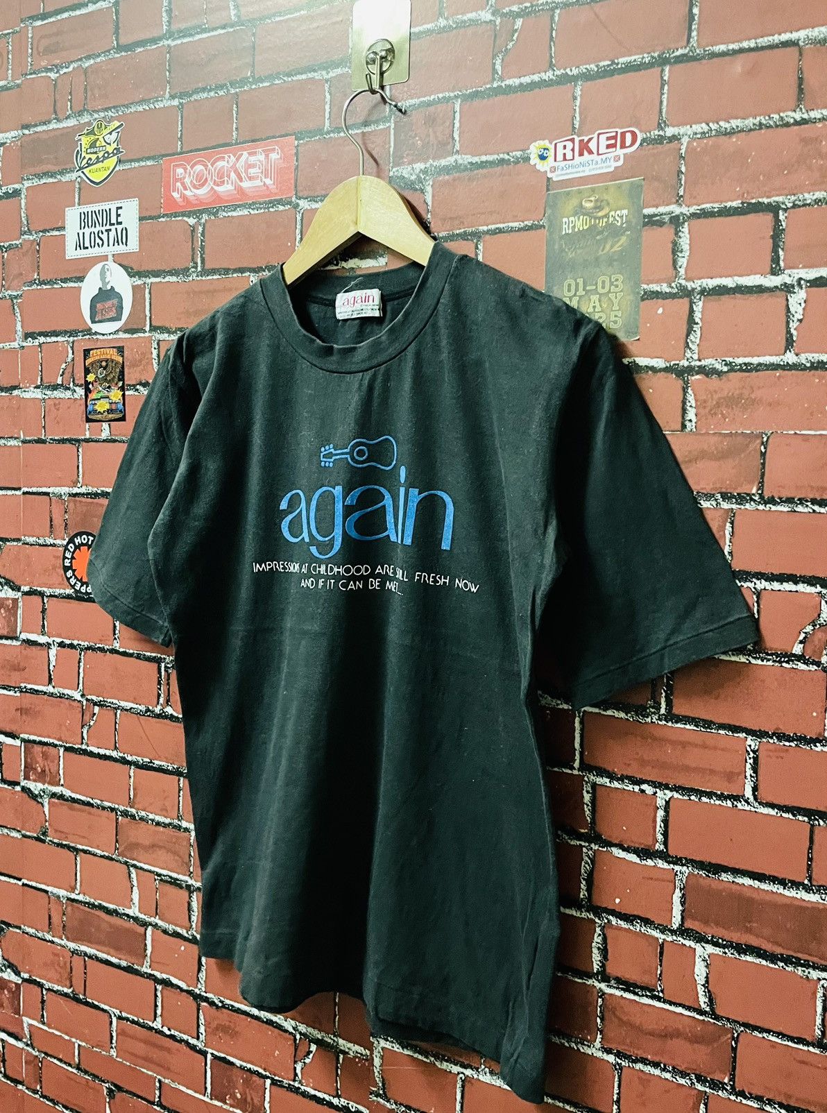 Other VINTAGE AGAIN SHIRTS BLUE GUITAR ICON Size US M / EU 48-50 / 2 - 2 Thumbnail