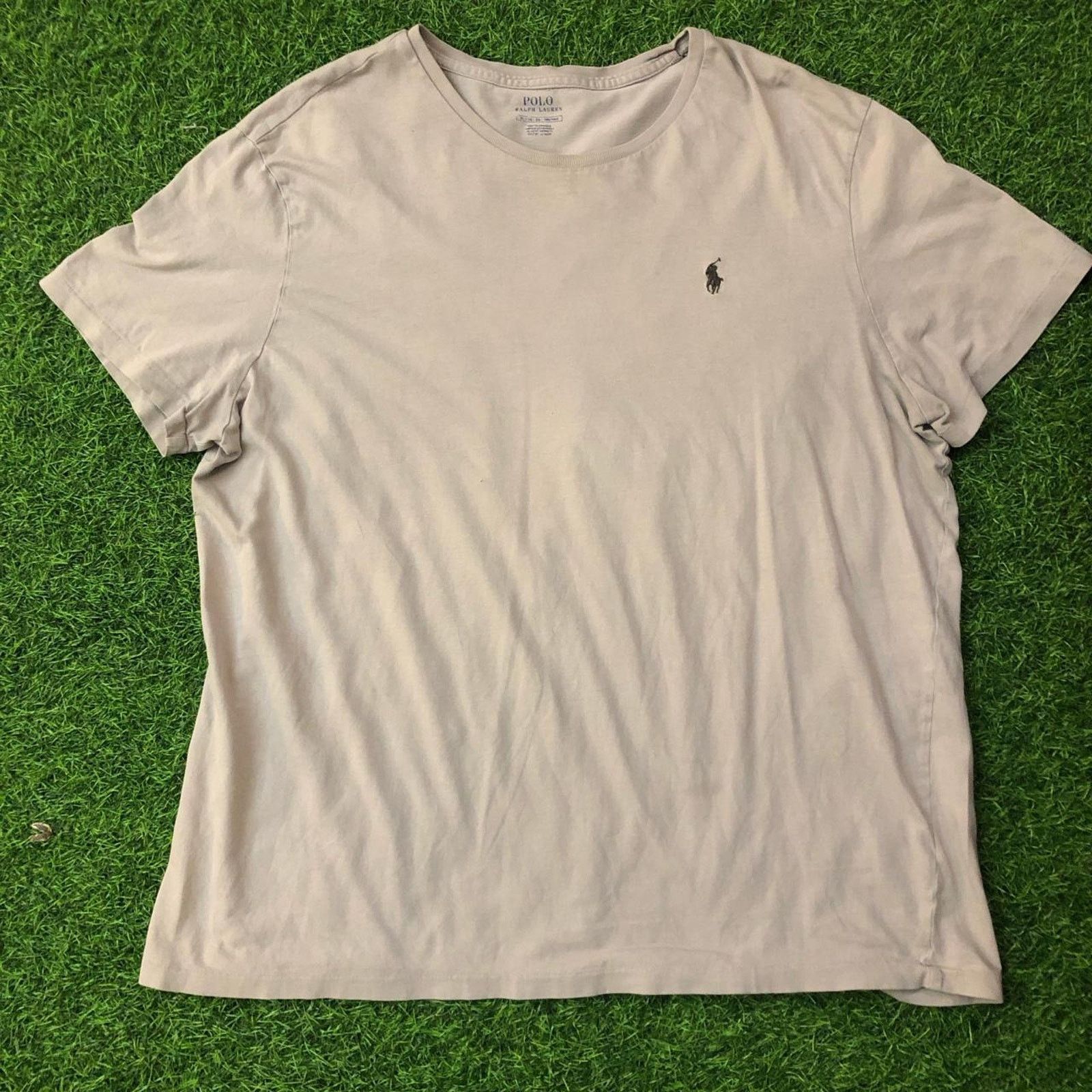 Polo Ralph Lauren Men’s Grey Simple Polo Embroidered Tee Size US XL / EU 56 / 4 - 1 Thumbnail