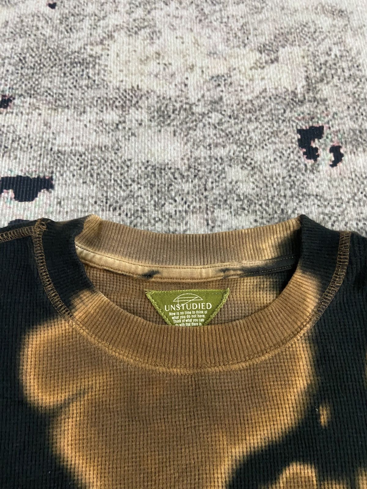 Japanese Brand 🔥niko and … UNSTUDIED Bleach Dyed Thermal Long Sleeve Size US M / EU 48-50 / 2 - 3 Thumbnail