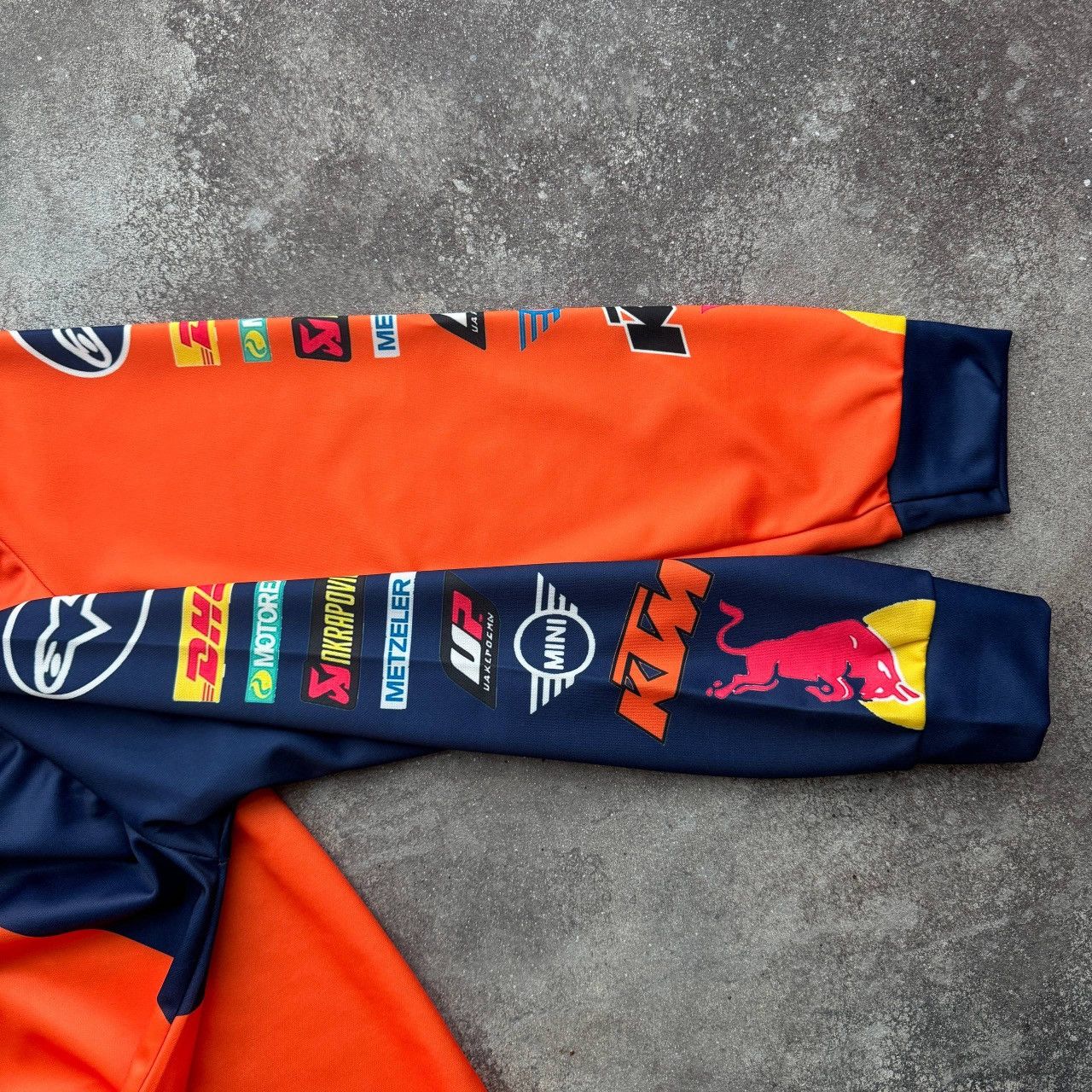 Japanese Brand Red Bull Moto Racing Multi Logo Long Sleeve Top Size US M / EU 48-50 / 2 - 10 Thumbnail