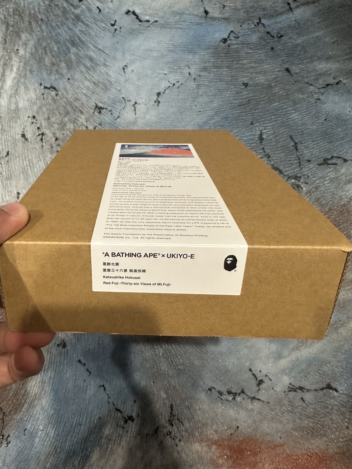 Bape Bape x ukiyo-e fuji tee Size US L / EU 52-54 / 3 - 10 Thumbnail