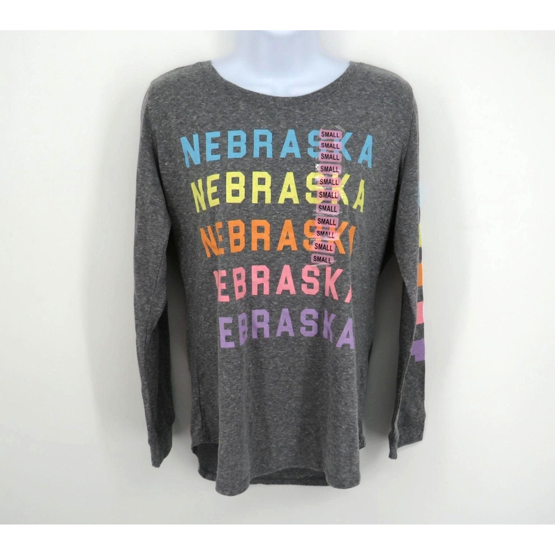 Other State Of Mine Women's Nebraska Gray Shirt Small Long Sleeve Size S / US 4 / IT 40 - 1 Thumbnail