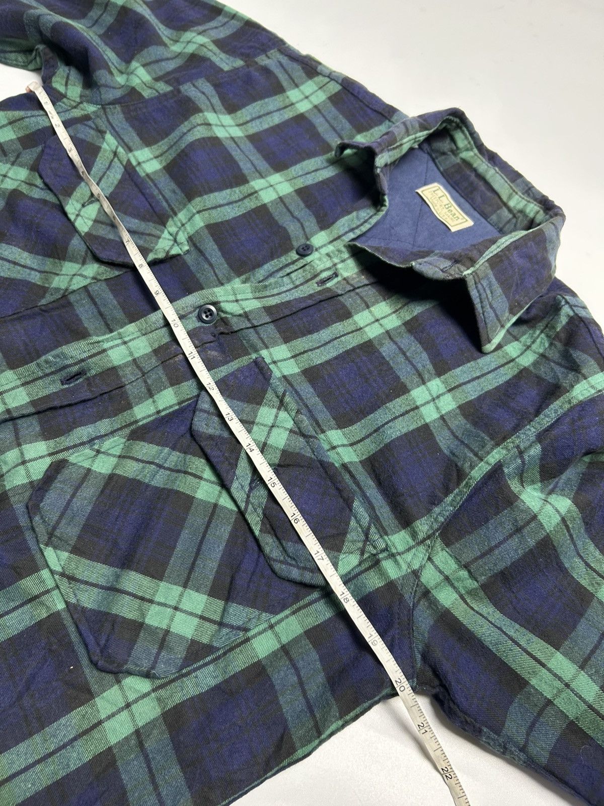 L.L. Bean L.L BEAN CHECKERED FLANEL BUTTON UP COLLAR SHIRT Size US S / EU 44-46 / 1 - 5 Thumbnail