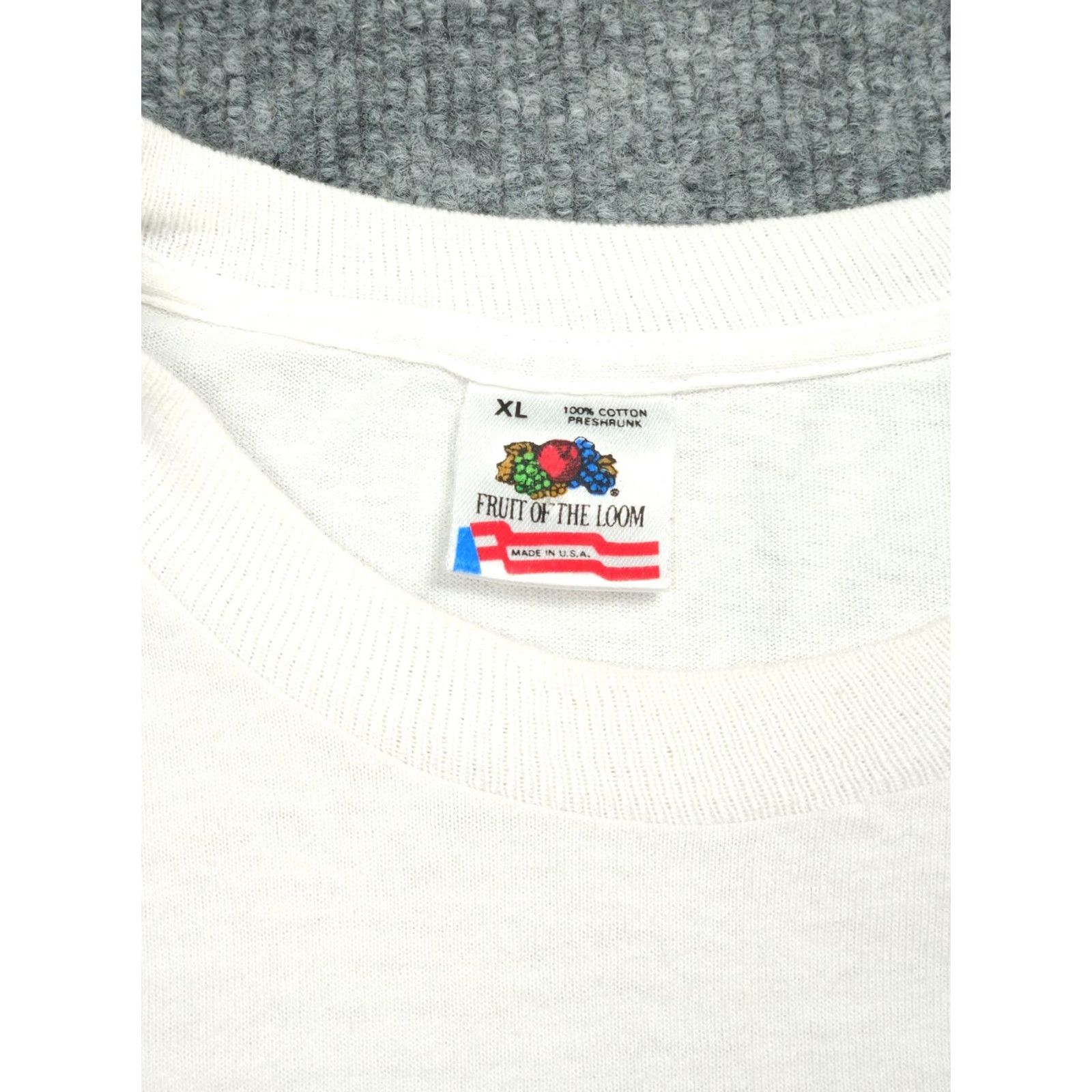 Fruit Of The Loom VINTAGE Fruit of the Loom Santa T Shirt Men's XL White Christmas Graphic Just Say Ho Stains Made USA Size US XL / EU 56 / 4 - 6 Thumbnail