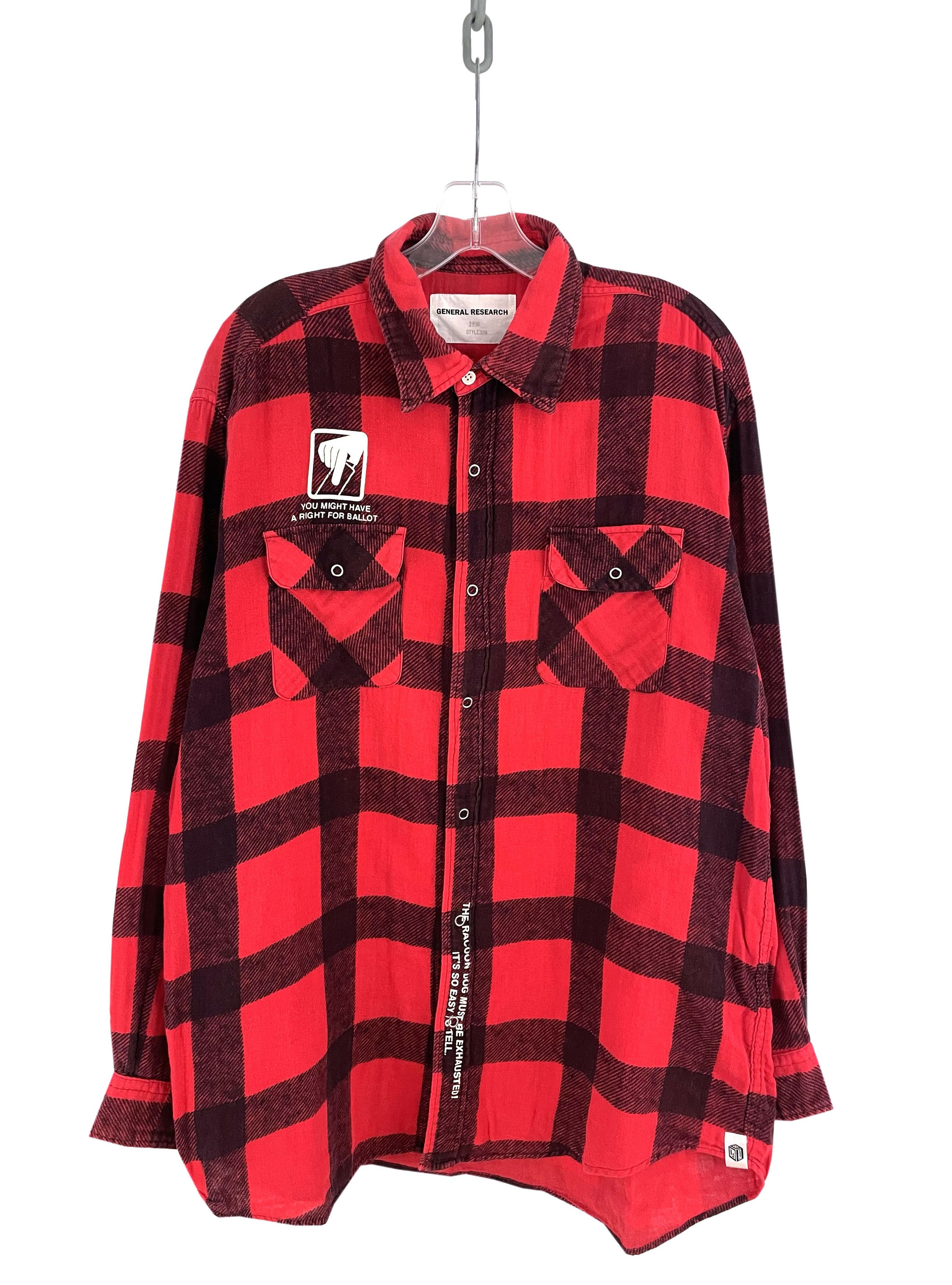 General Research 1998 Flannel Size US L / EU 52-54 / 3 - 1 Thumbnail