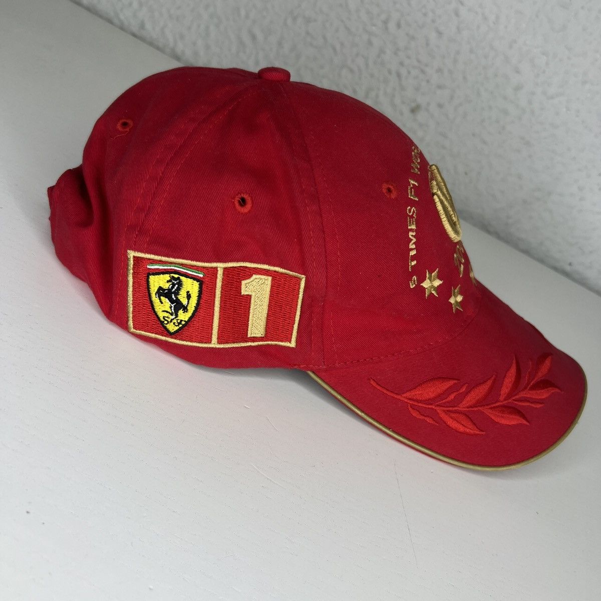 Ferrari × Formula 1 × Vintage Vintage 2002 Michael Schumacher Embroidered Logo Cap Hat Size ONE SIZE - 3 Thumbnail