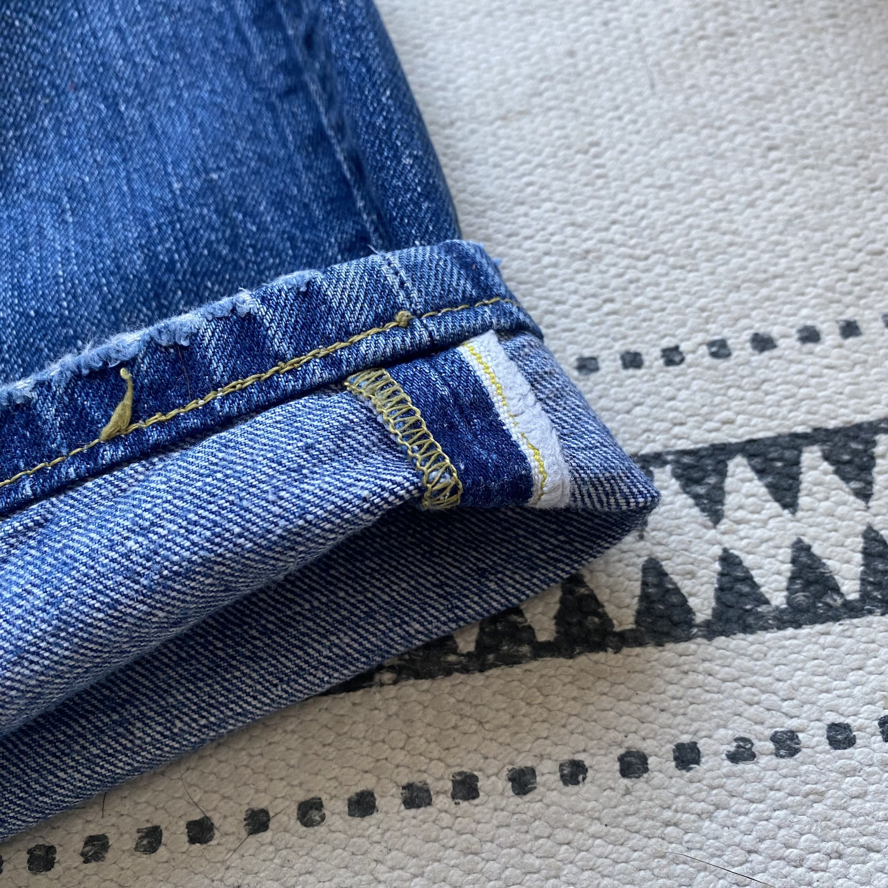 Lee Vintage Lee Selvage Jeans Denim pants 101 japanese Size US 31 - 6 Thumbnail