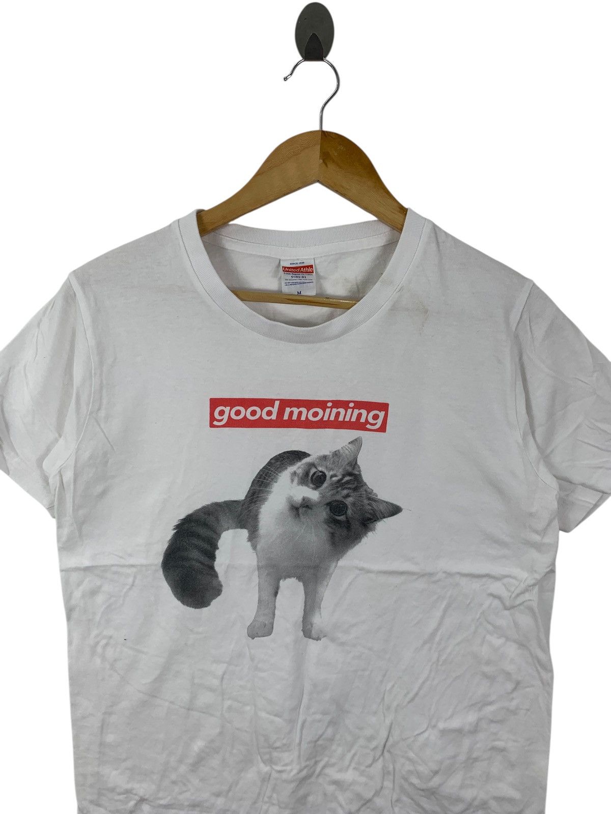 Other GOOD MORNING CAT Cute Dont Do Pet Lover Tee Shirt Top Size M / US 6-8 / IT 42-44 - 5 Thumbnail