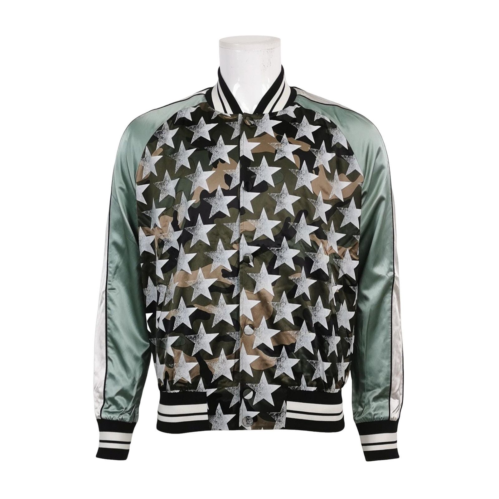Valentino Valentino Camo Star Souvenir Jacket Size 48 Size US M / EU 48-50 / 2 - 1 Thumbnail