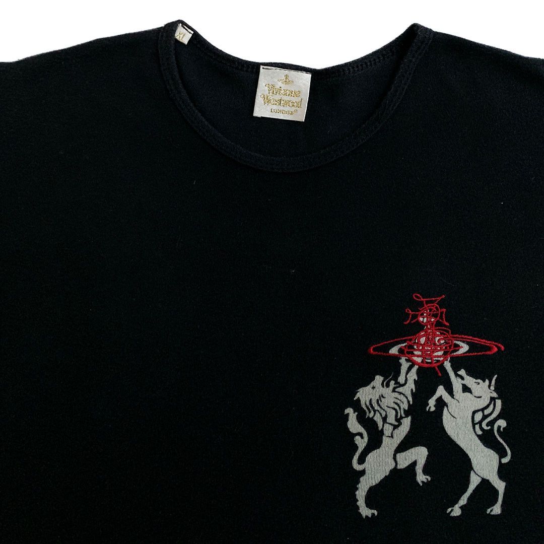 Vivienne Westwood Vivienne Westwood - Vintage Lion Crest Tee - Black - L Size XL / US 12-14 / IT 48-50 - 2 Thumbnail