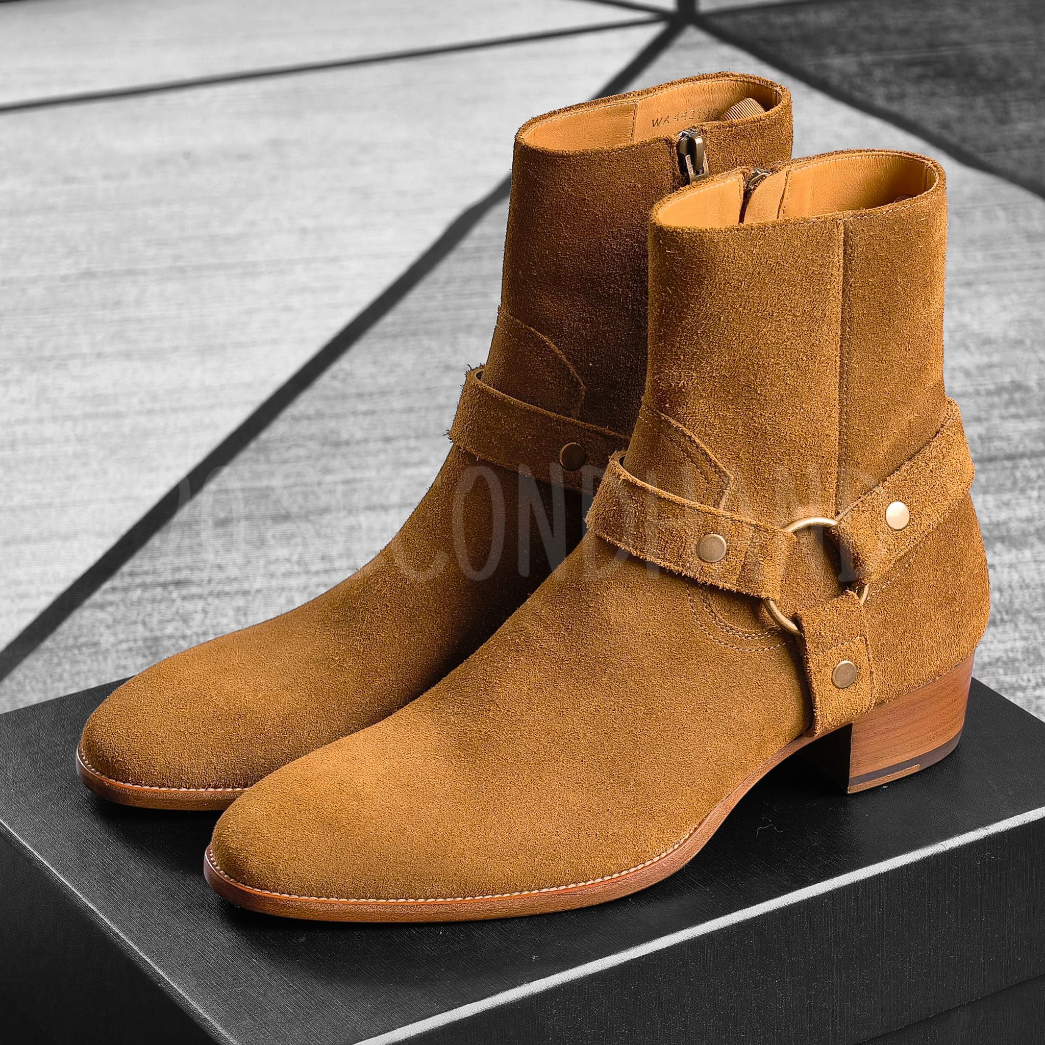 Saint Laurent Paris Saint Laurent Paris Wyatt Harness Boots In Suede Size US 10 / EU 43 - 3 Thumbnail